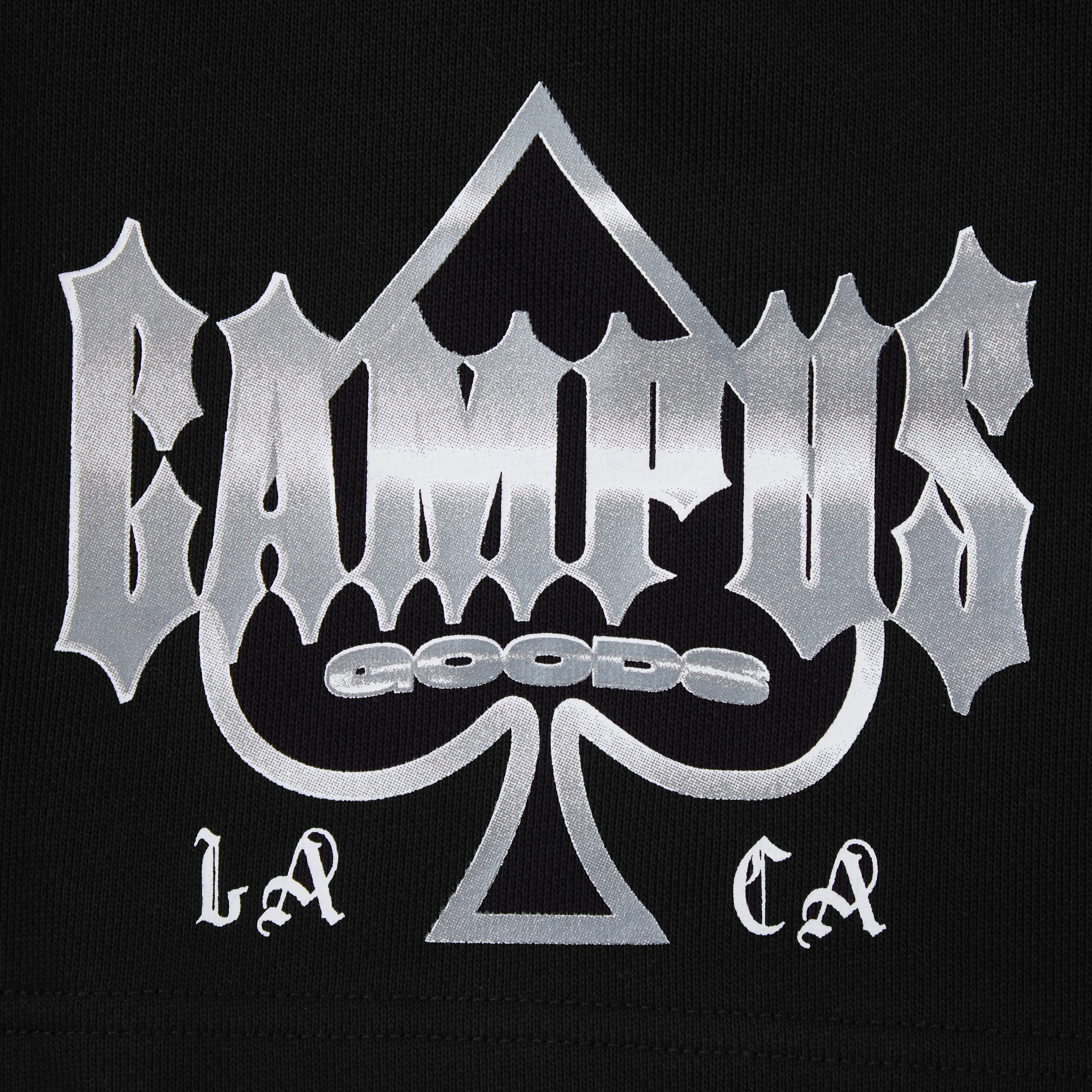 Chrome Fleece Shorts (Black Wash)