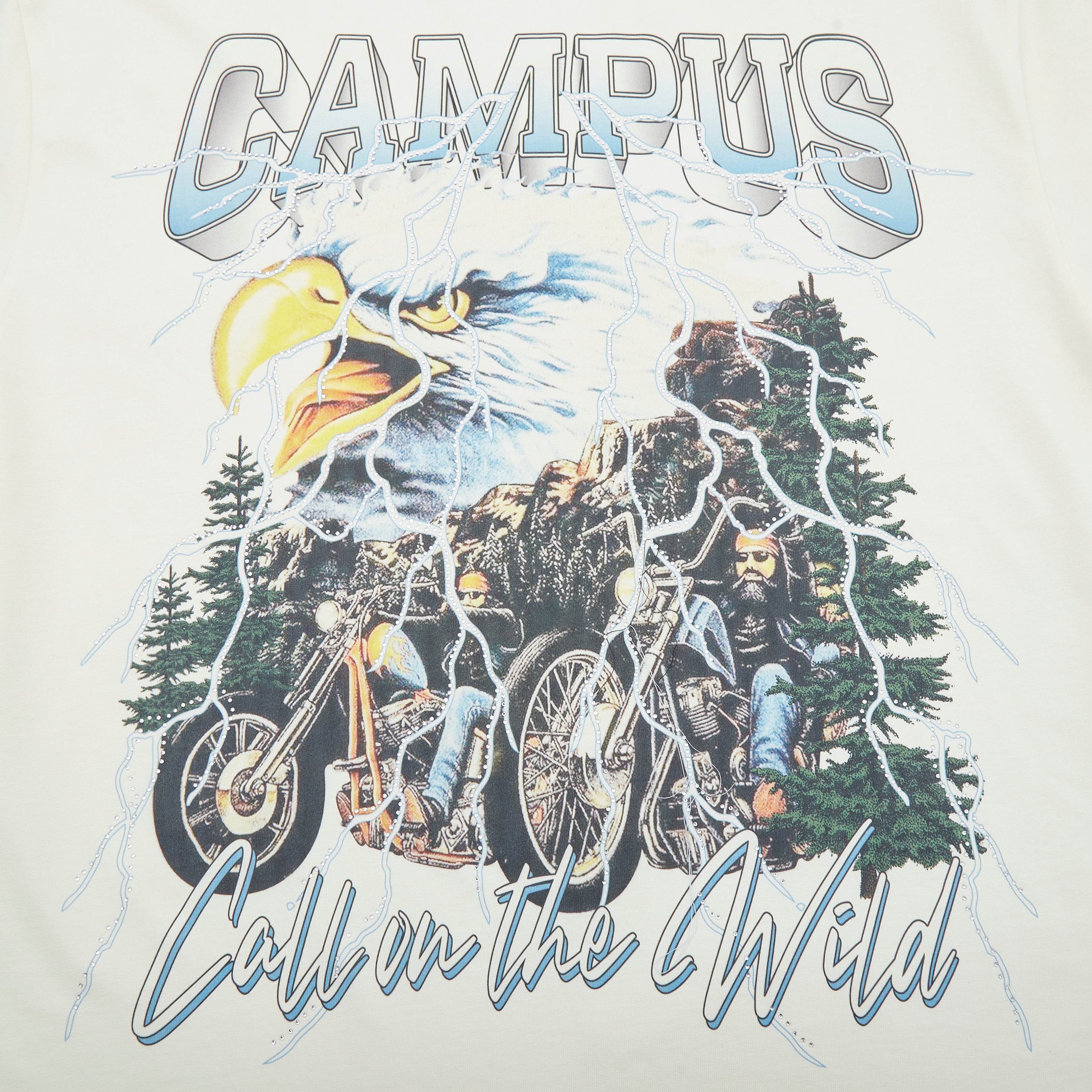 Electric Storm Tee (Cream)