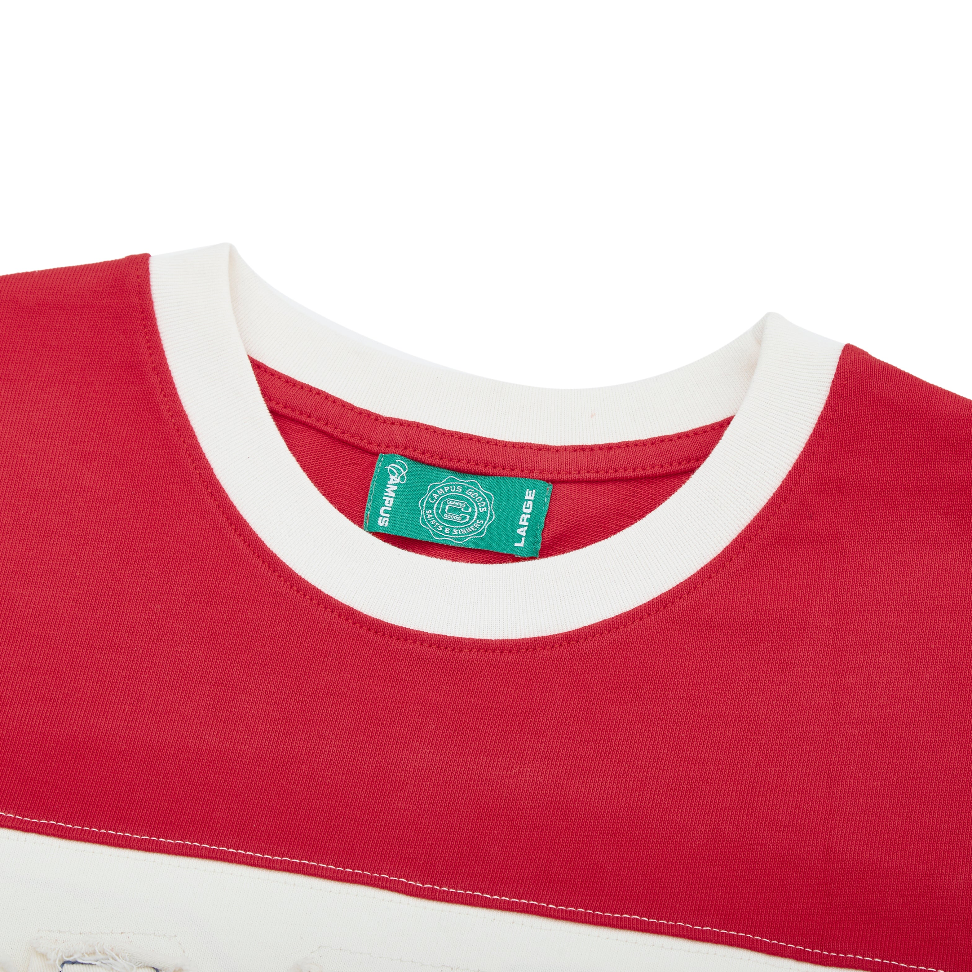 Stamp Tee (Red/White)