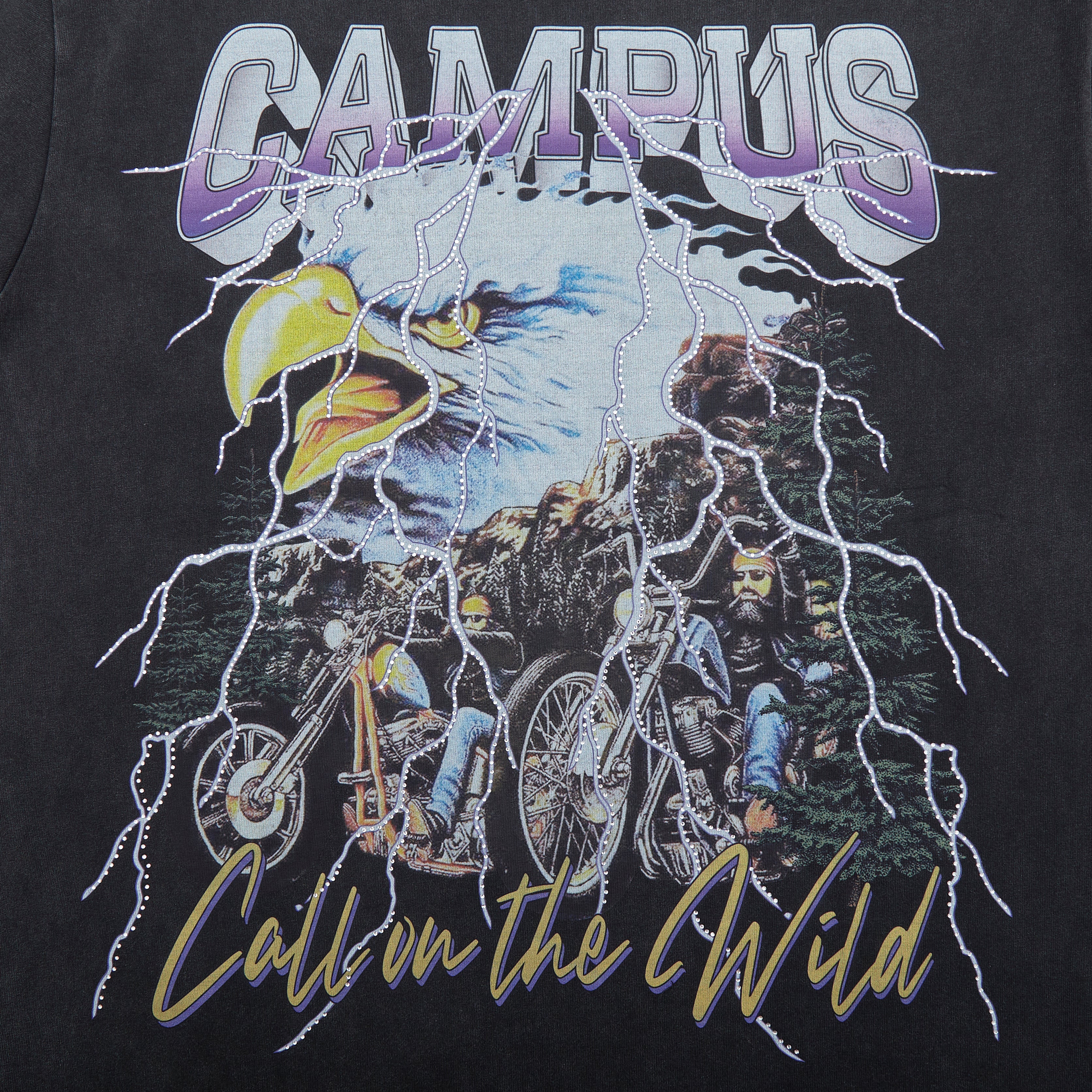 Electric Storm Tee (Black Wash)