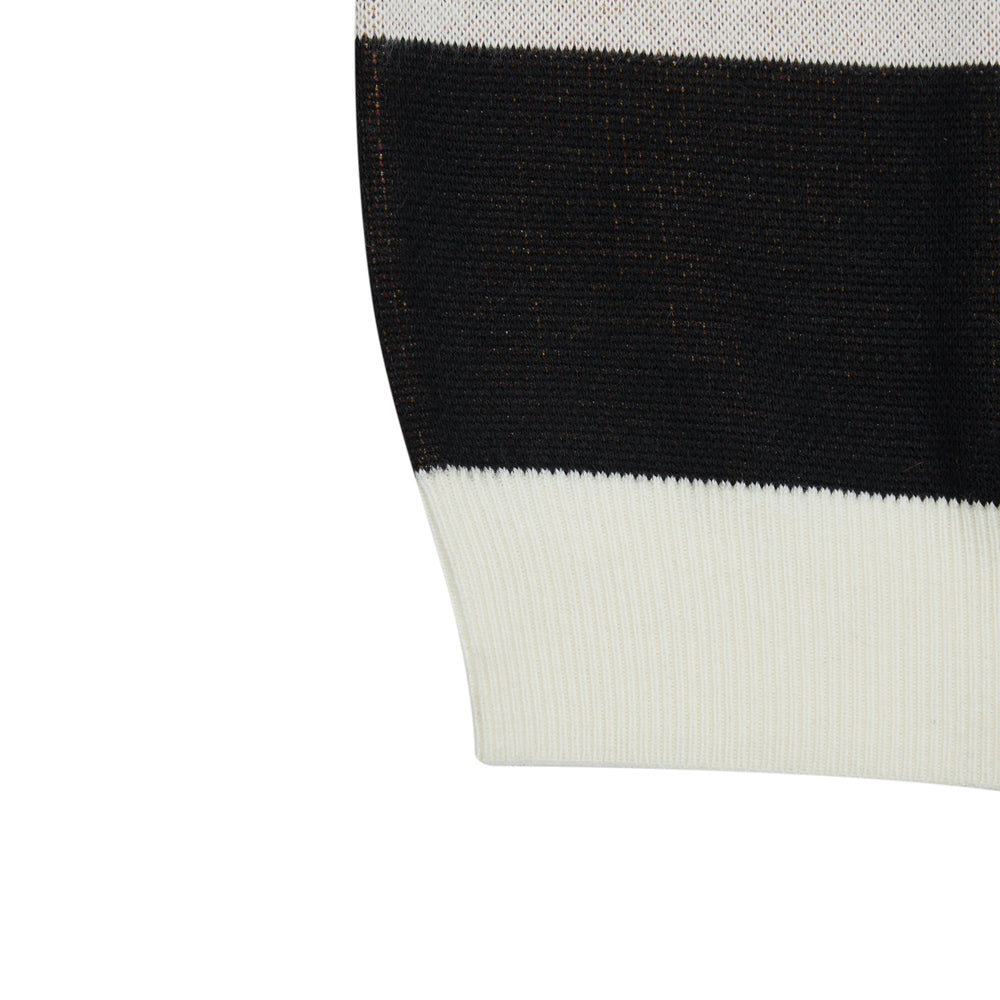 Mascot Knitted Crewneck (Black/White)