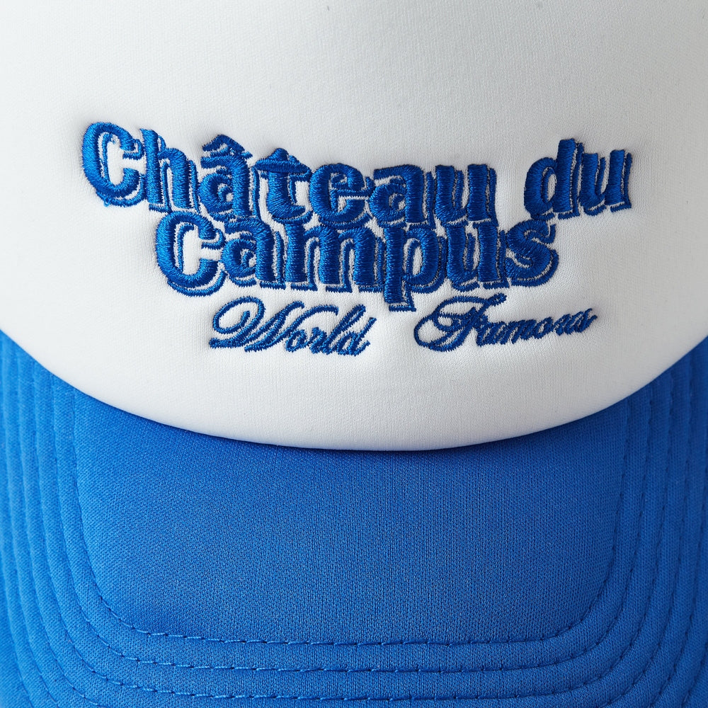 Chateau Trucker Snapback Hat (Blue)