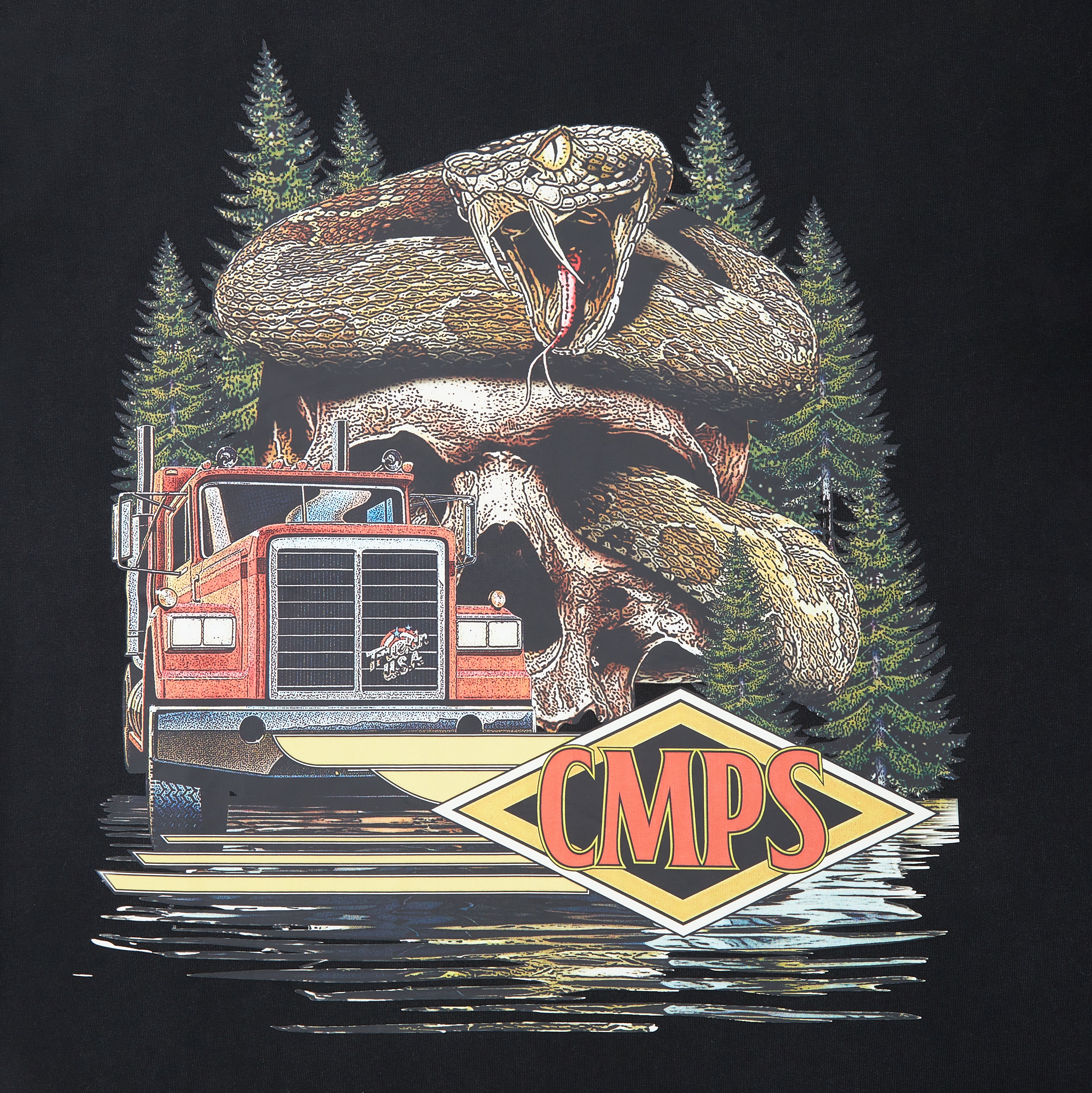 Dead End Tee Vintage Wash (Black)