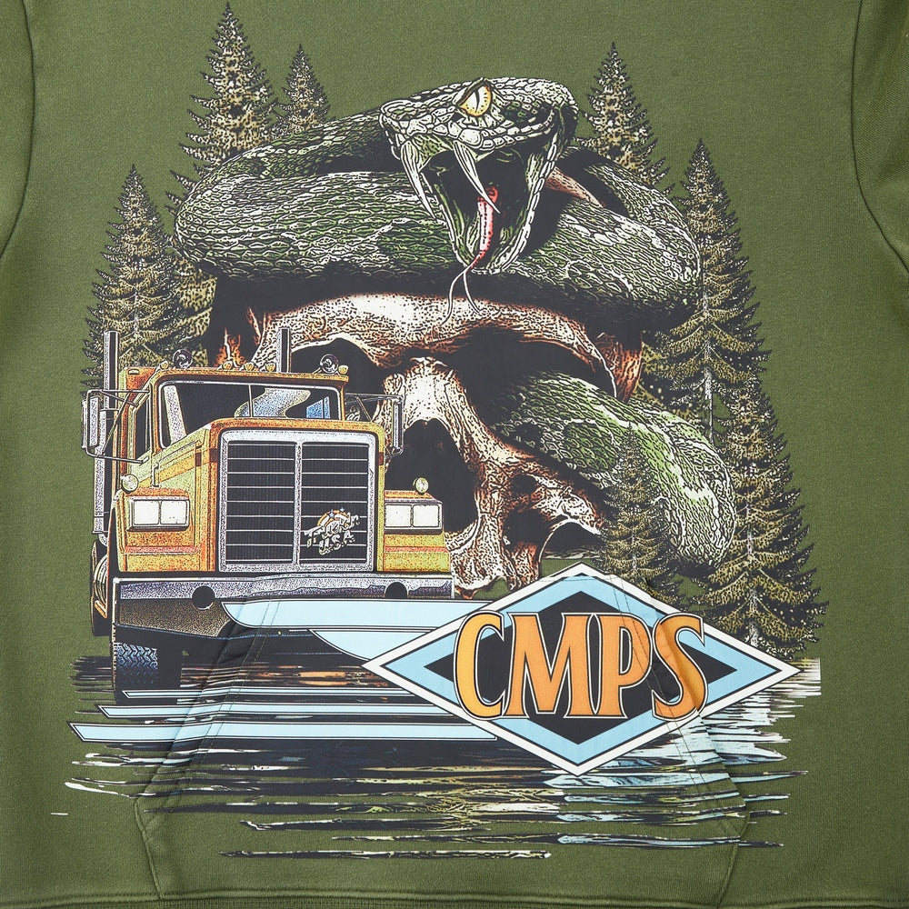 Dead End Hoodie Vintage Wash (Olive)