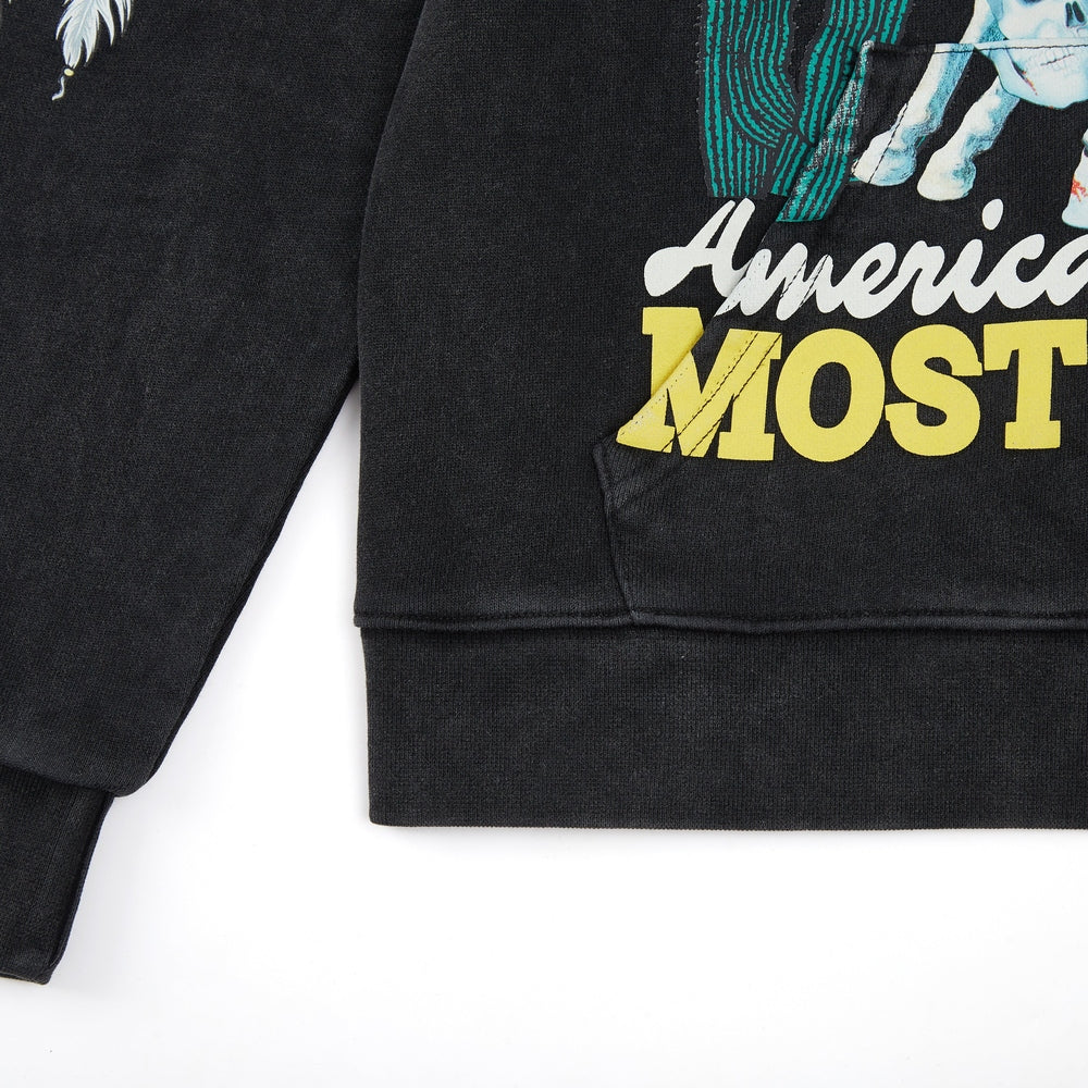Outlaw Hoodie Vintage Wash (Black)