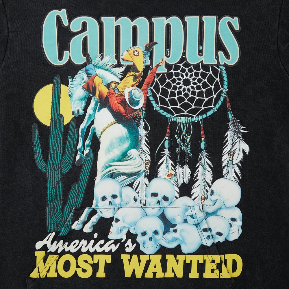 Outlaw Hoodie Vintage Wash (Black)