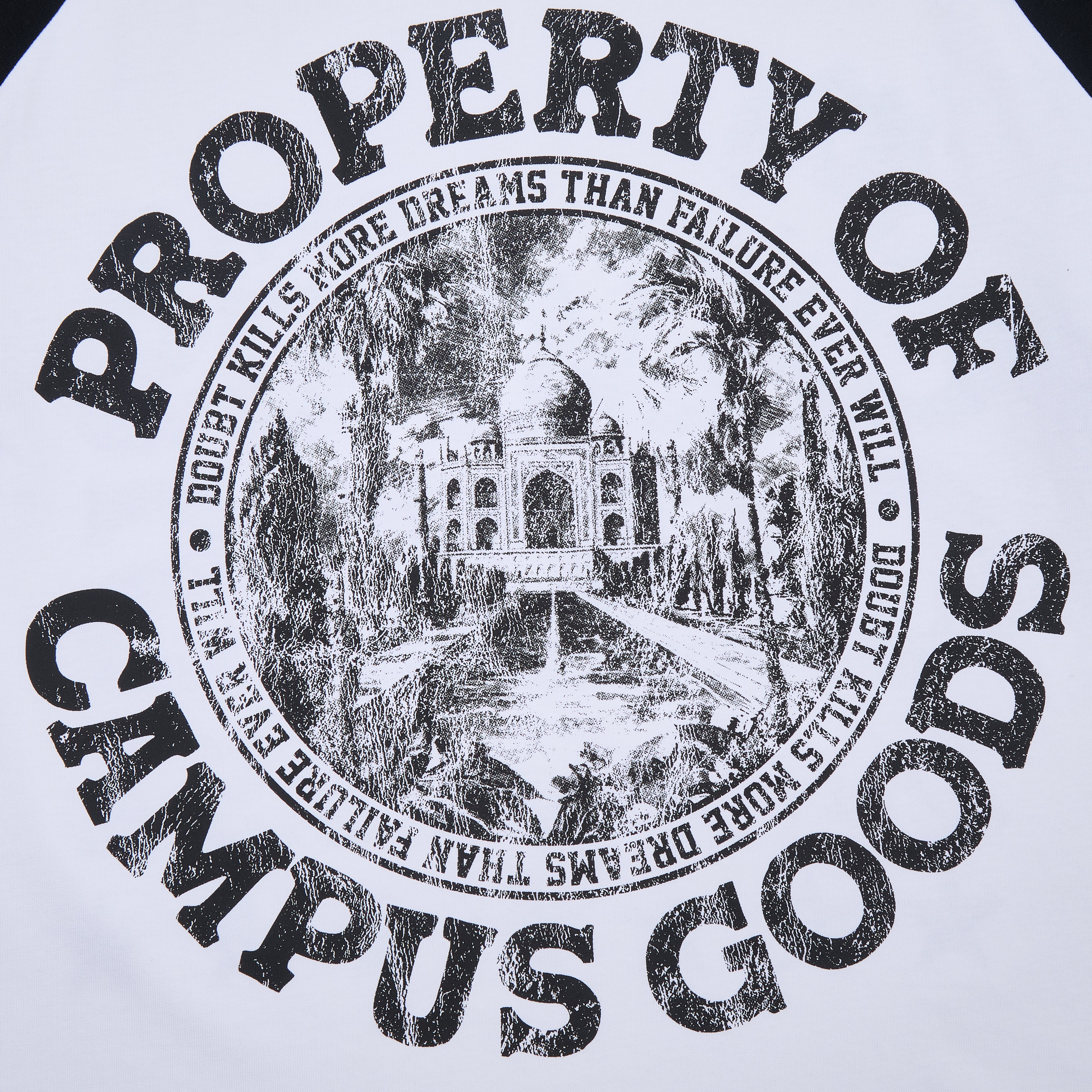 Seraph Varsity Raglan Tee - Black