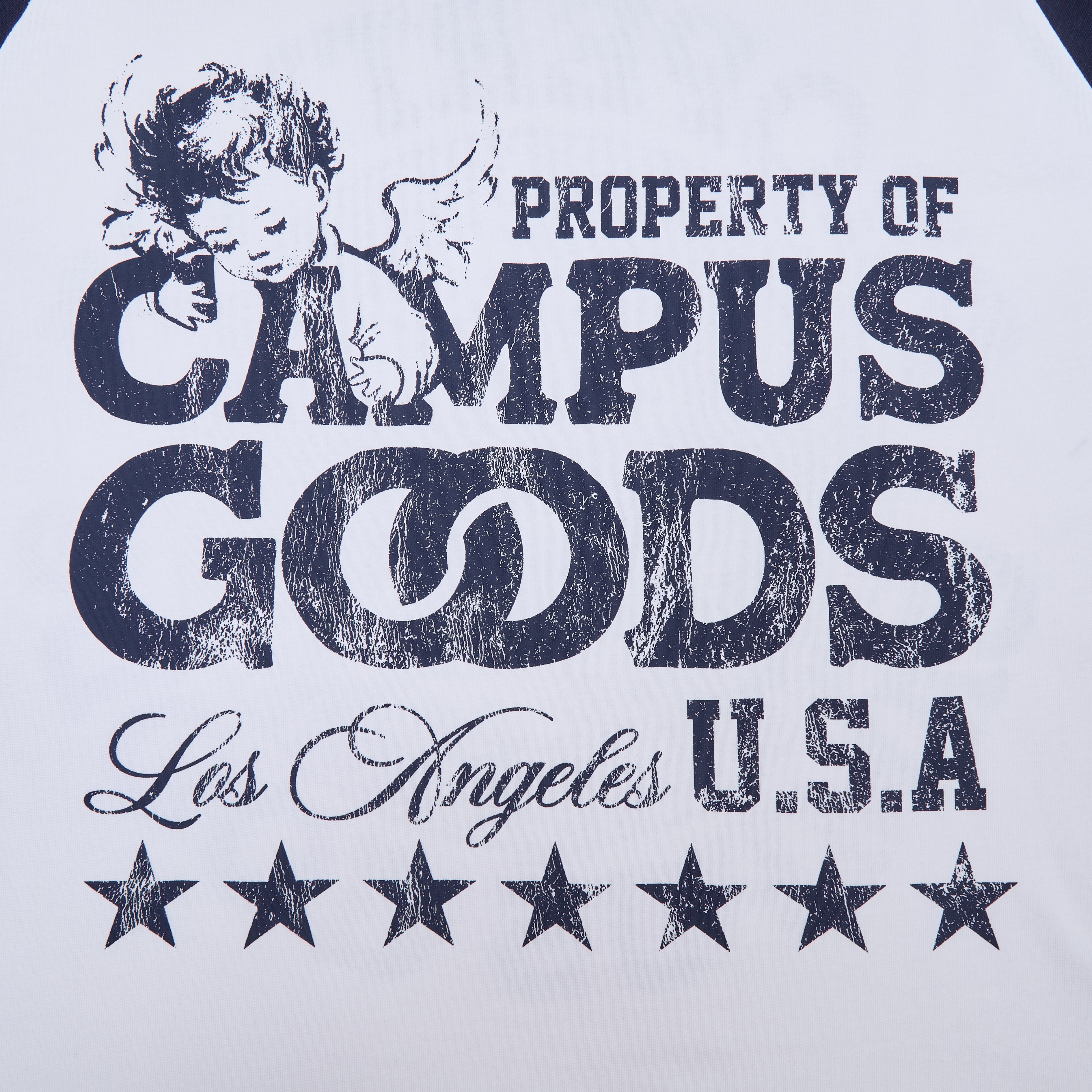 Seraph Varsity Raglan Tee - Blue