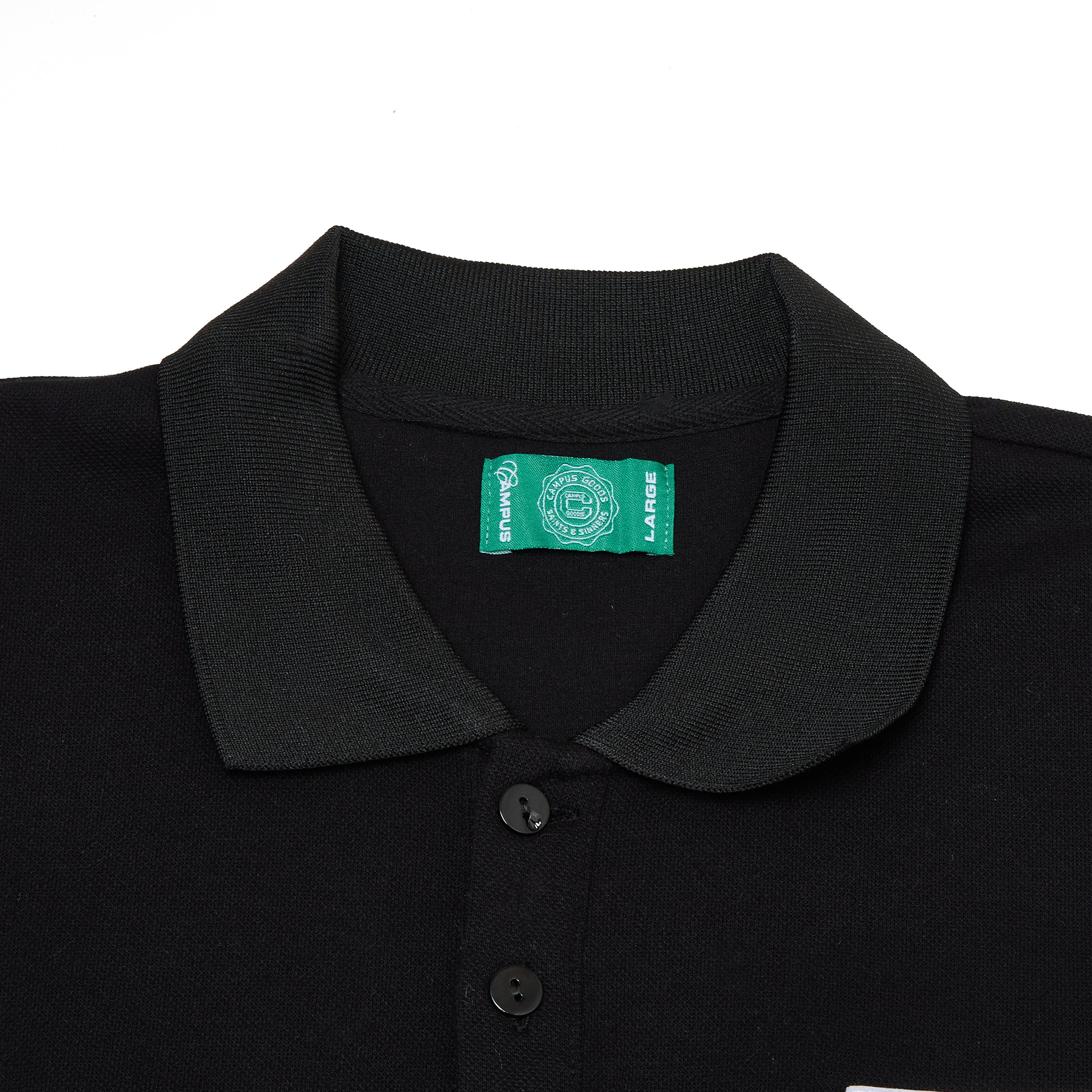 Valor Varsity Polo - Black