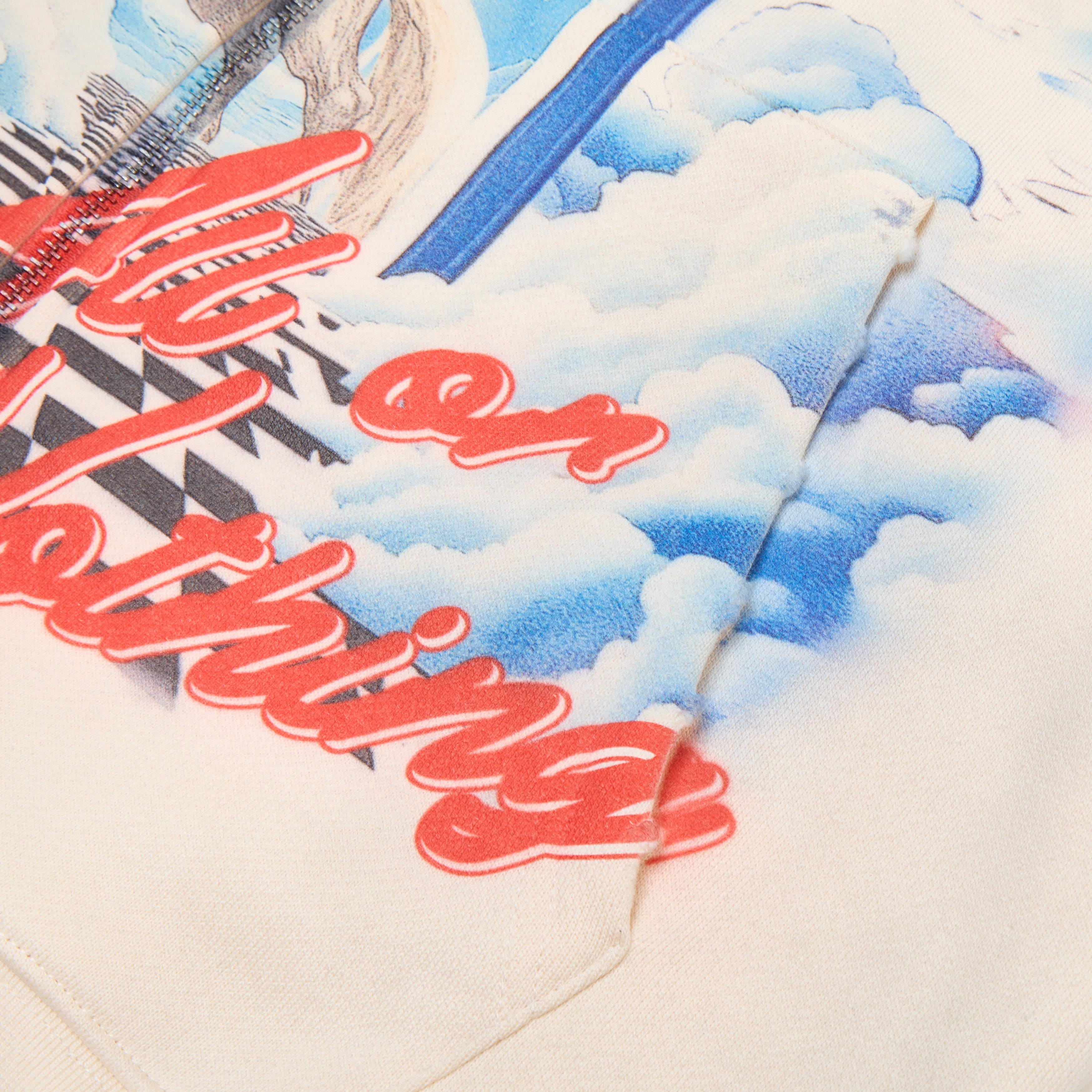 Ascend Zip-Up Hoodie - Cream