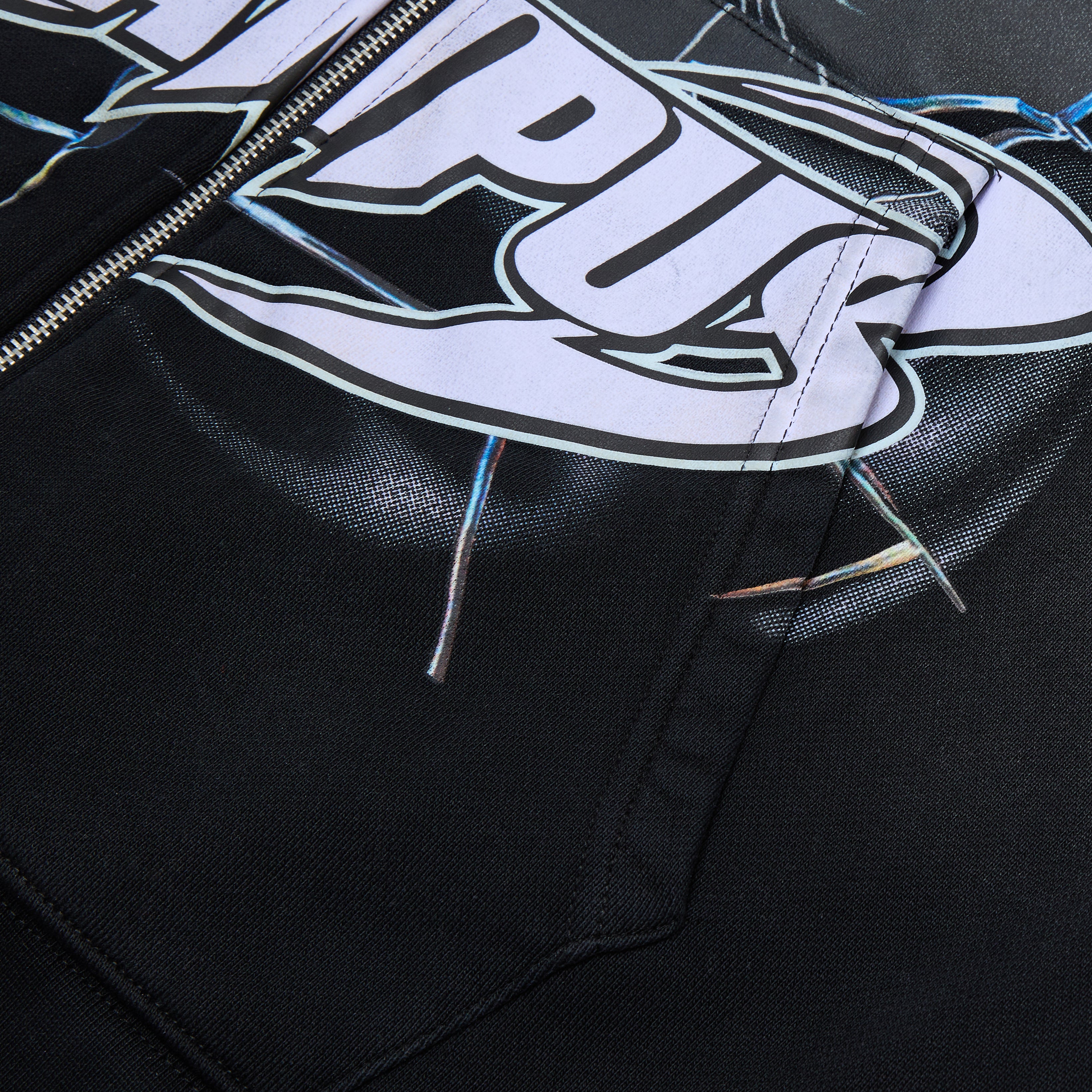 Mirage Zip-Up Hoodie - Black
