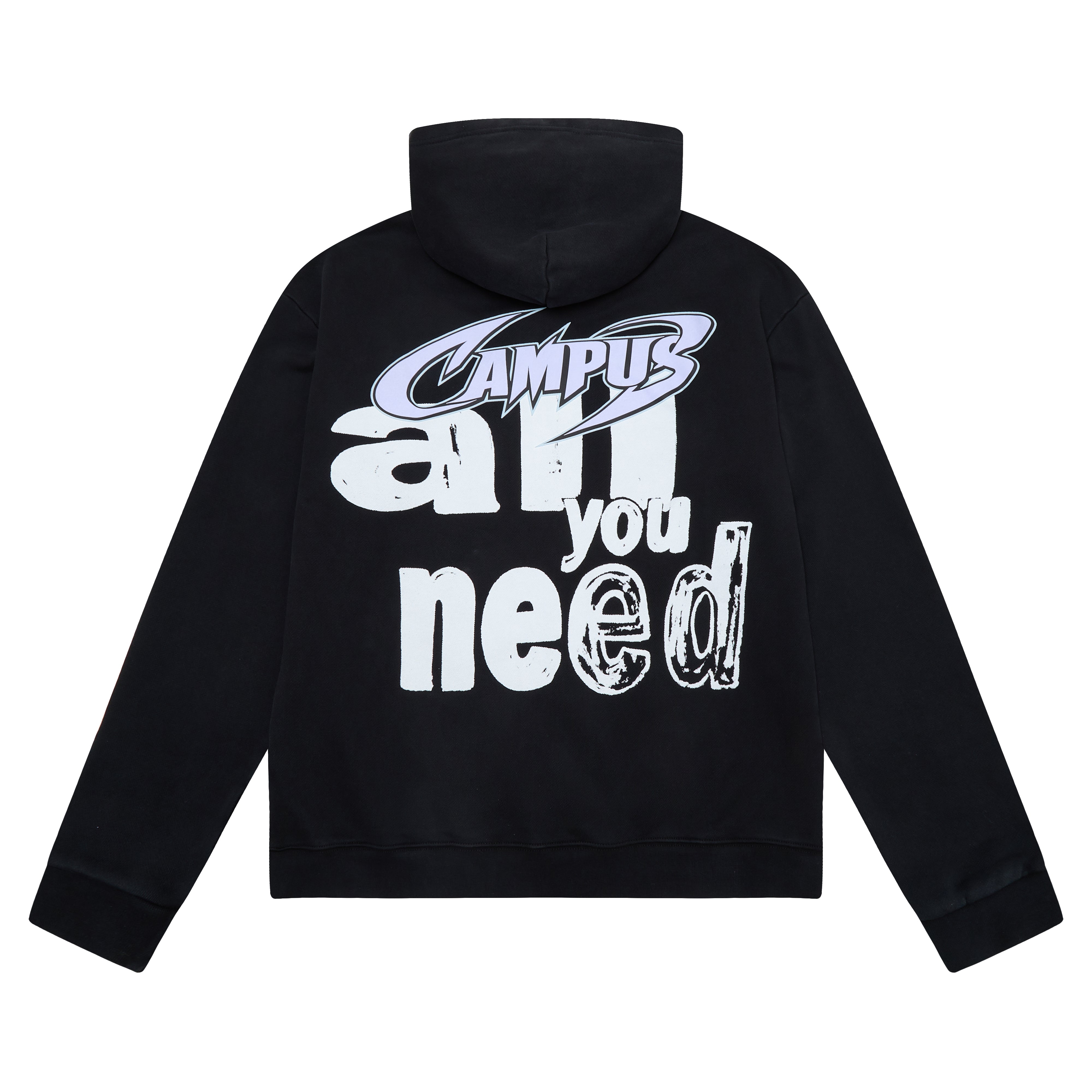 Mirage Zip-Up Hoodie - Black
