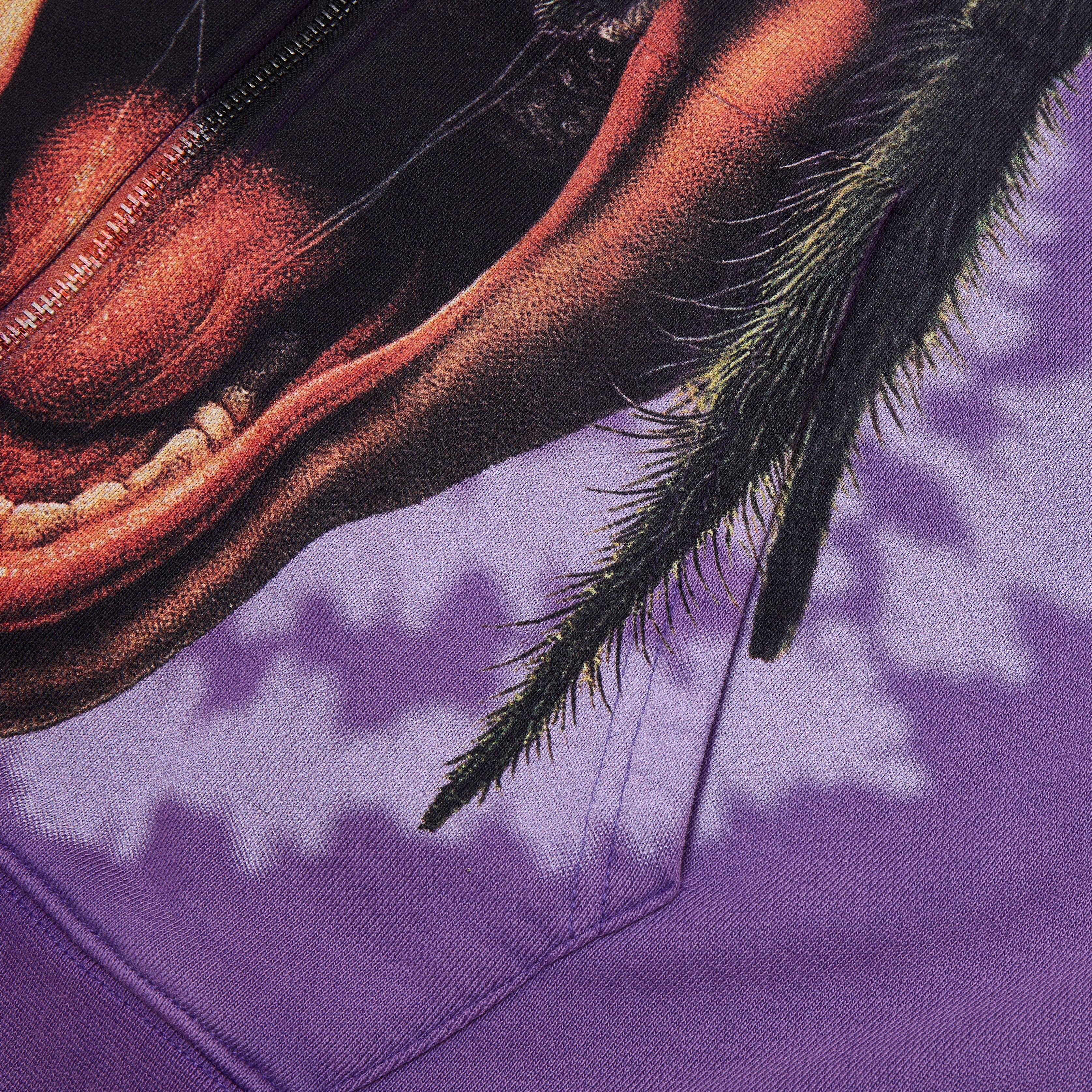 Void Zip-Up Hoodie - Purple