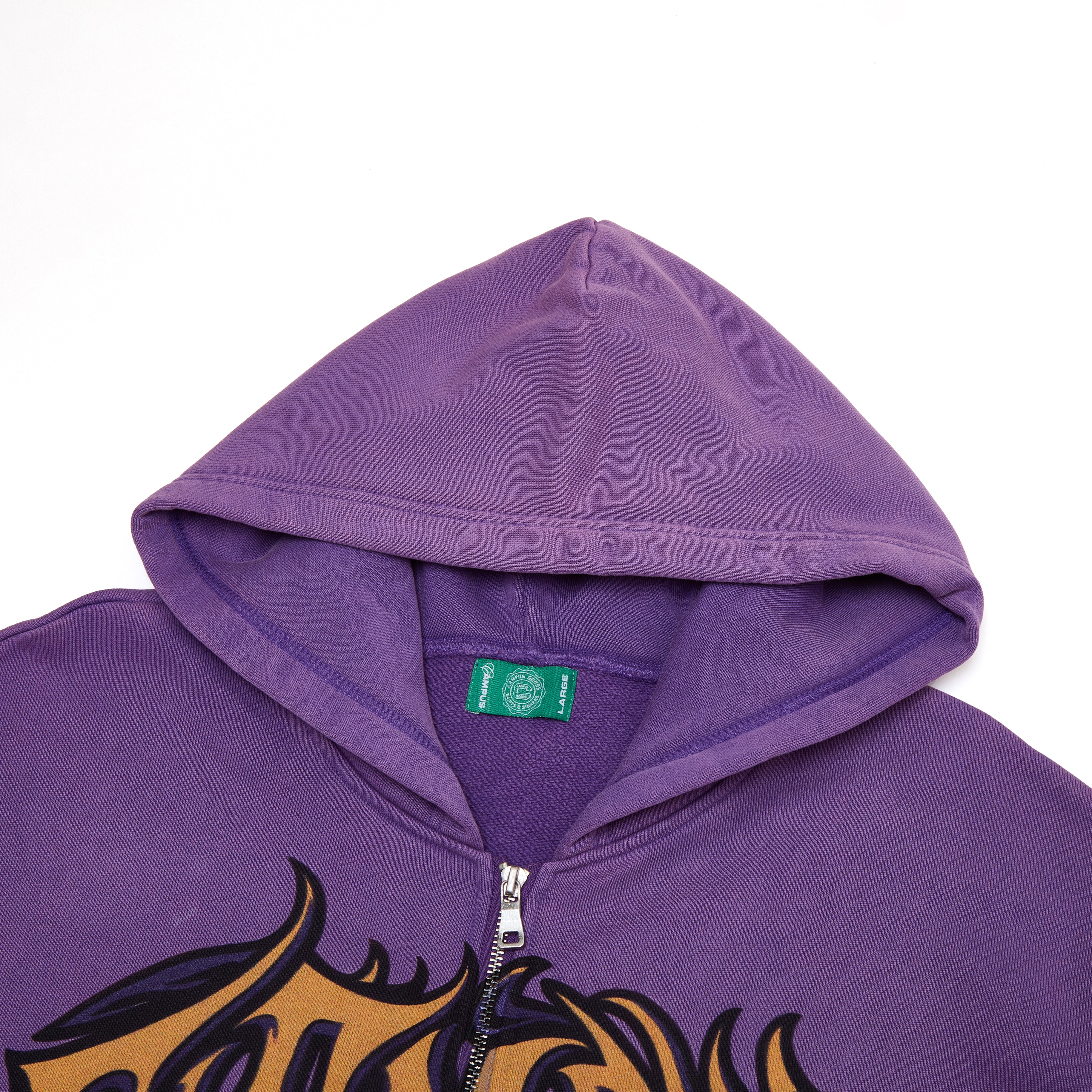 Void Zip-Up Hoodie - Purple