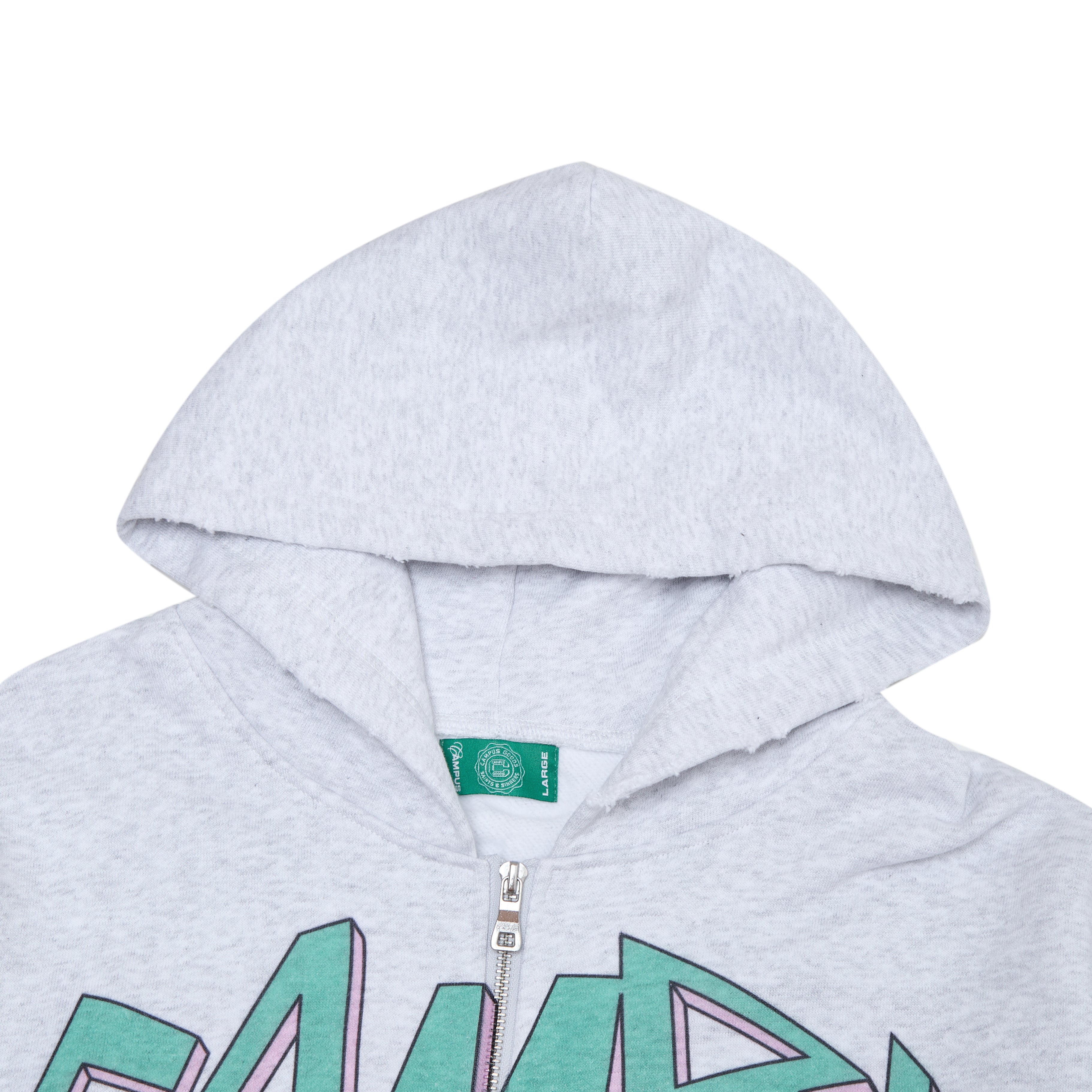 Nocturne Zip-Up Hoodie - Heather Grey
