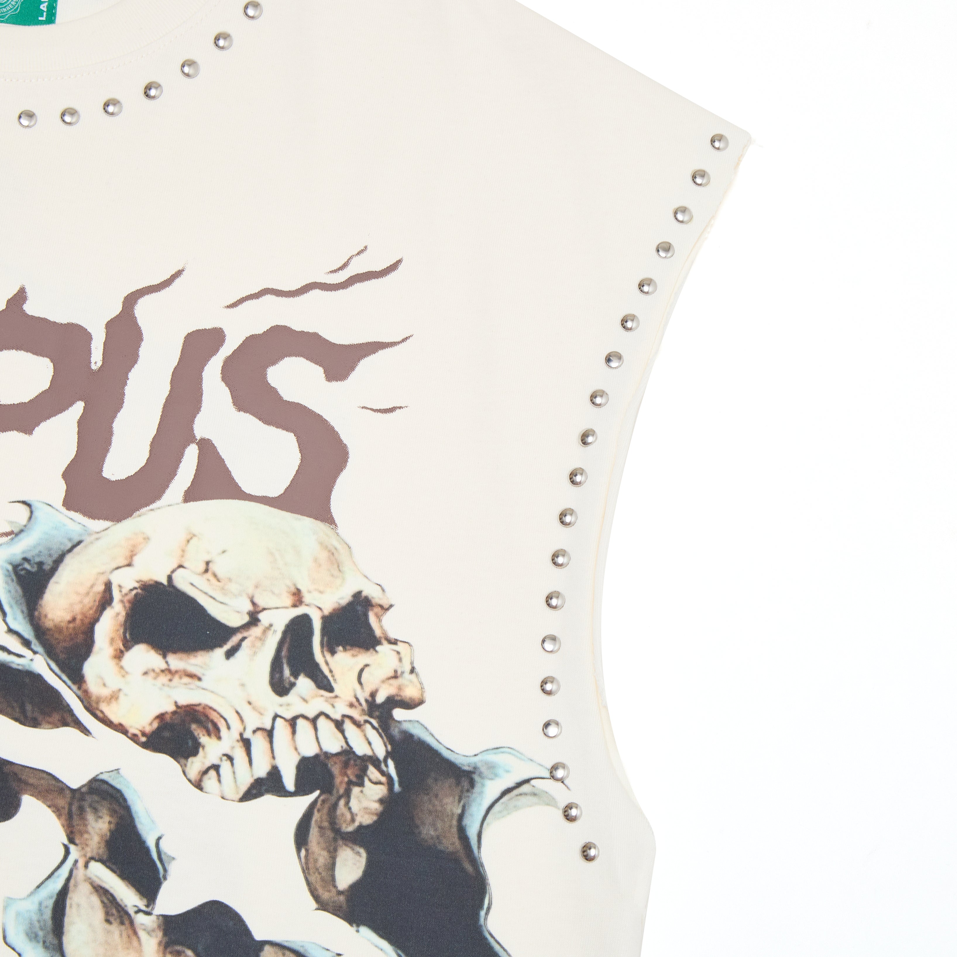 Arcane Cutoff Tee - White