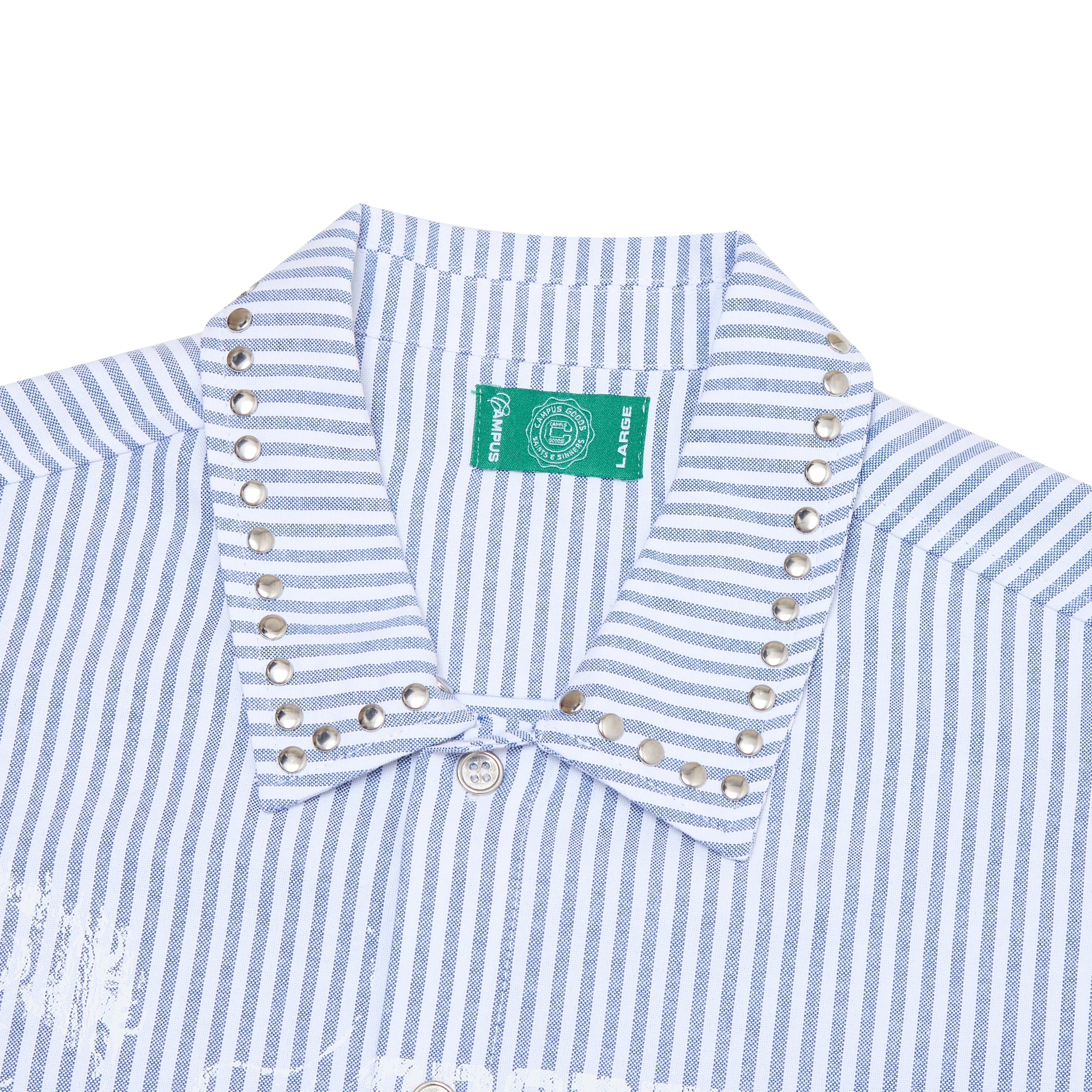 Seraph Stripe Button-Up - Blue