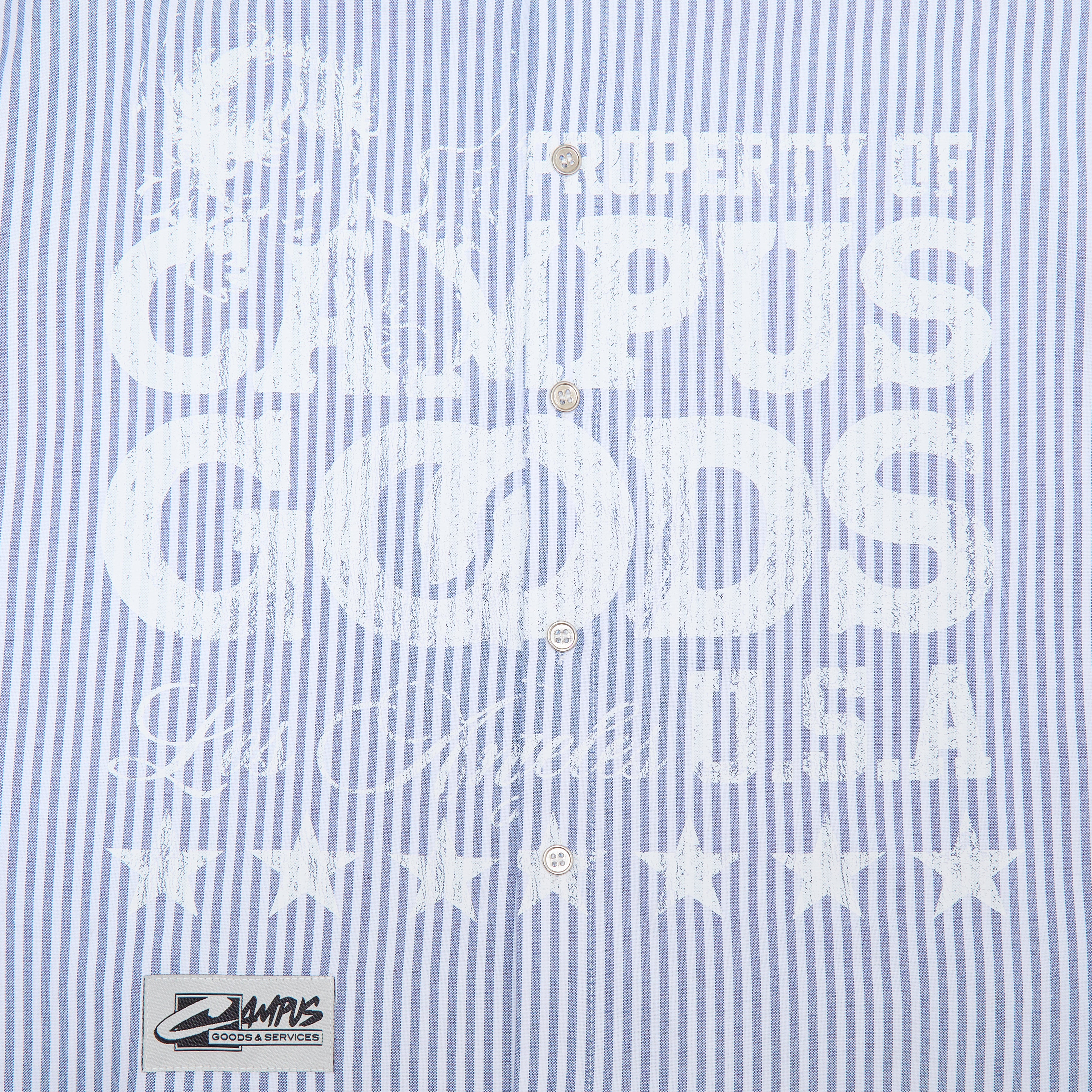 Seraph Stripe Button-Up - Blue