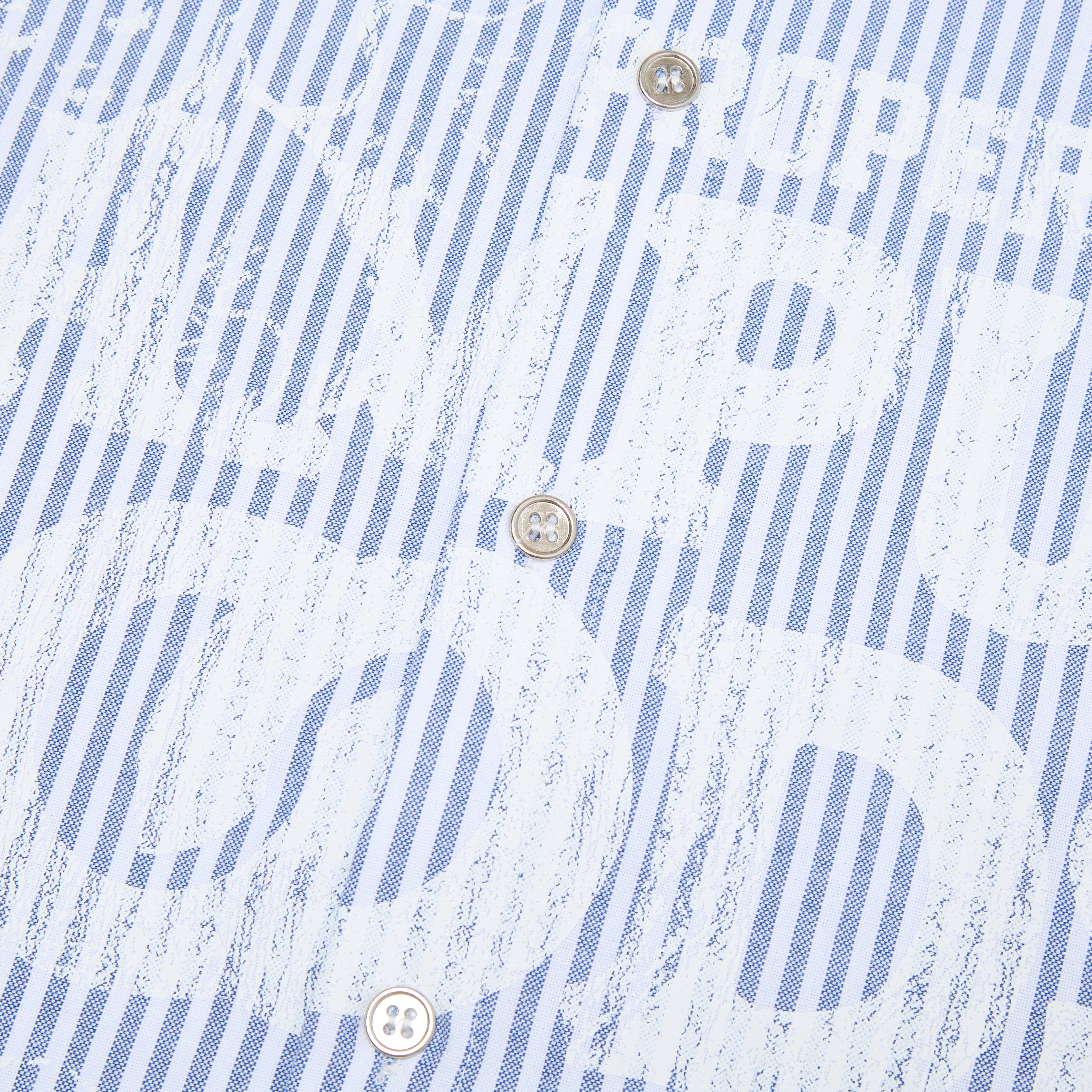 Seraph Stripe Button-Up - Blue