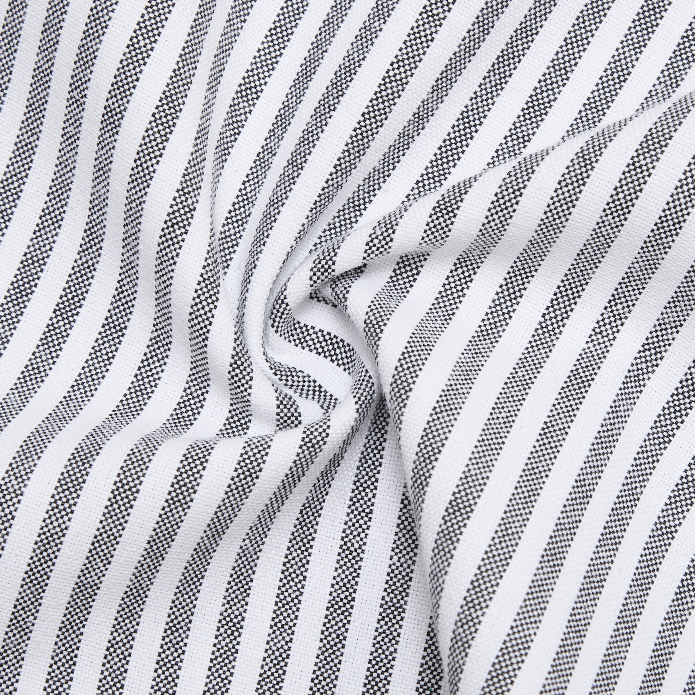 Seraph Stripe Button-Up - Black
