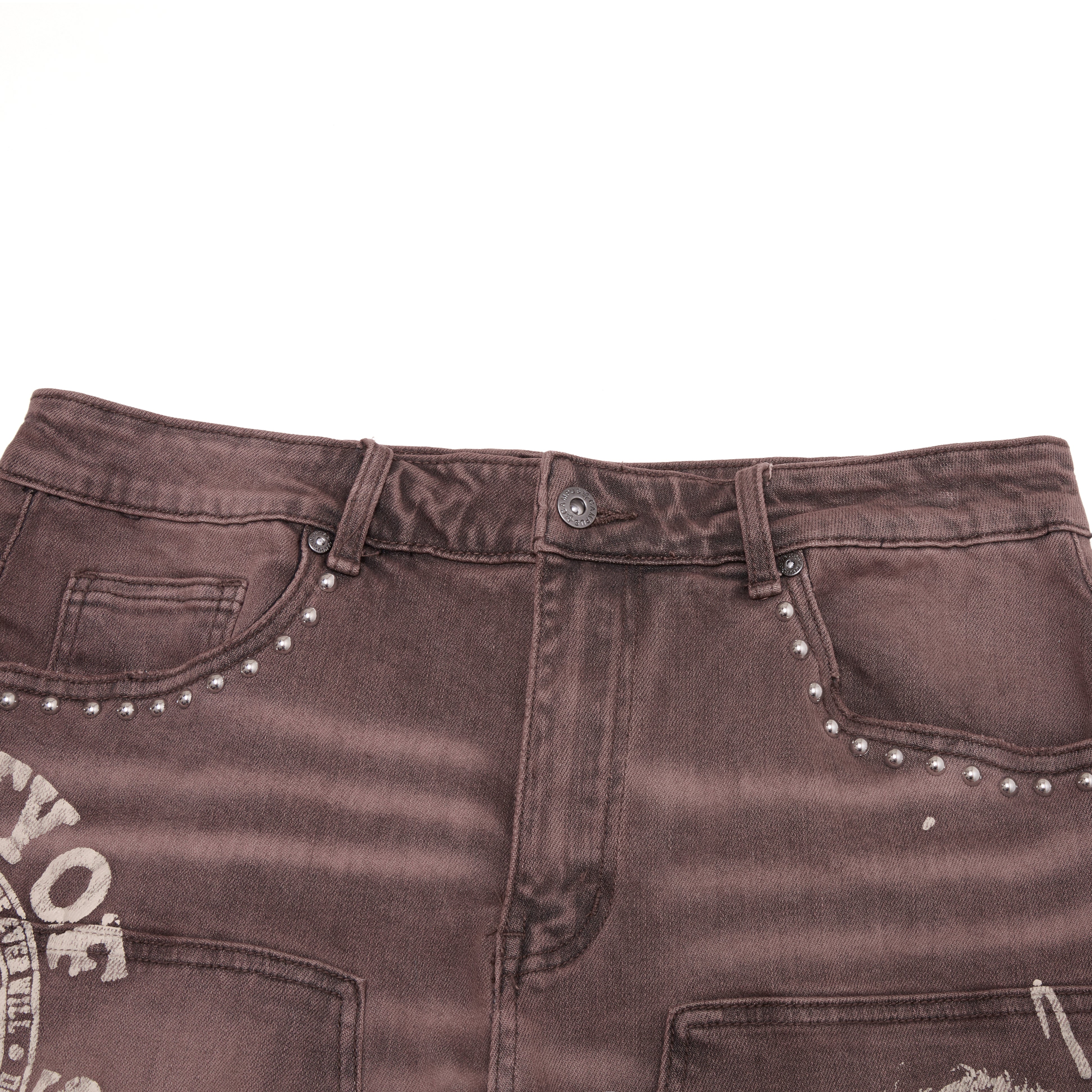 Seraph Denim Jorts - Brown