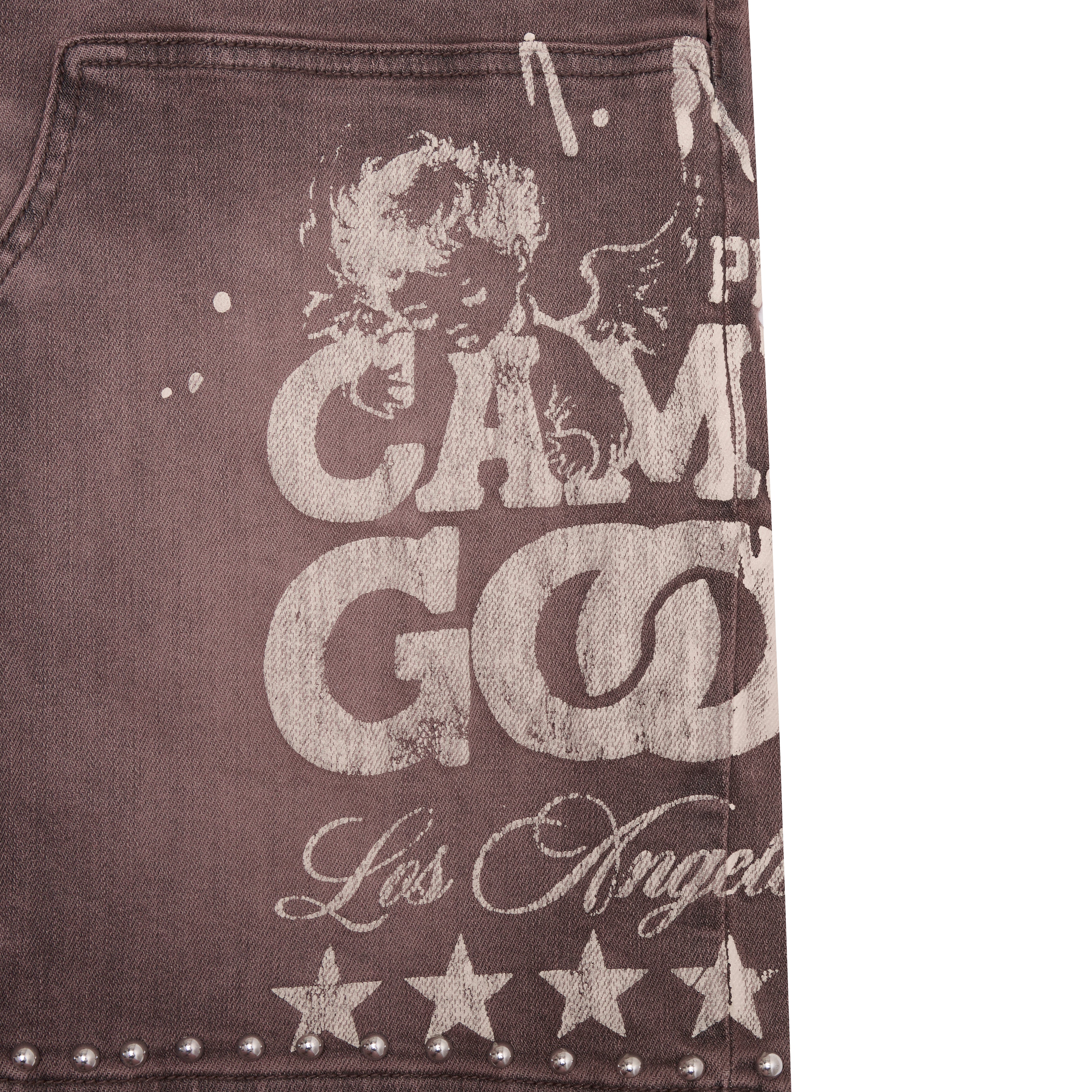 Seraph Denim Jorts - Brown
