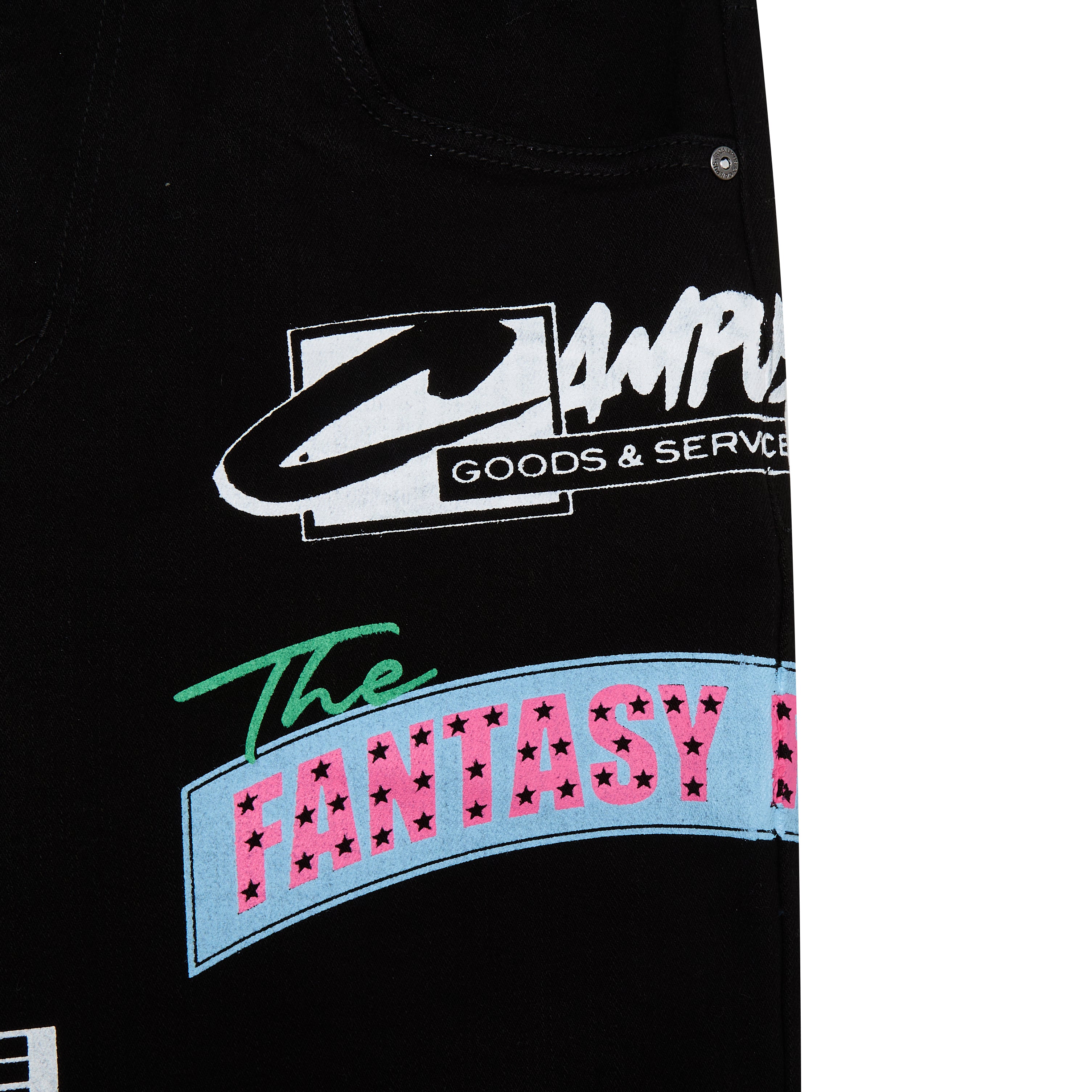 Vice Denim Jorts - Black