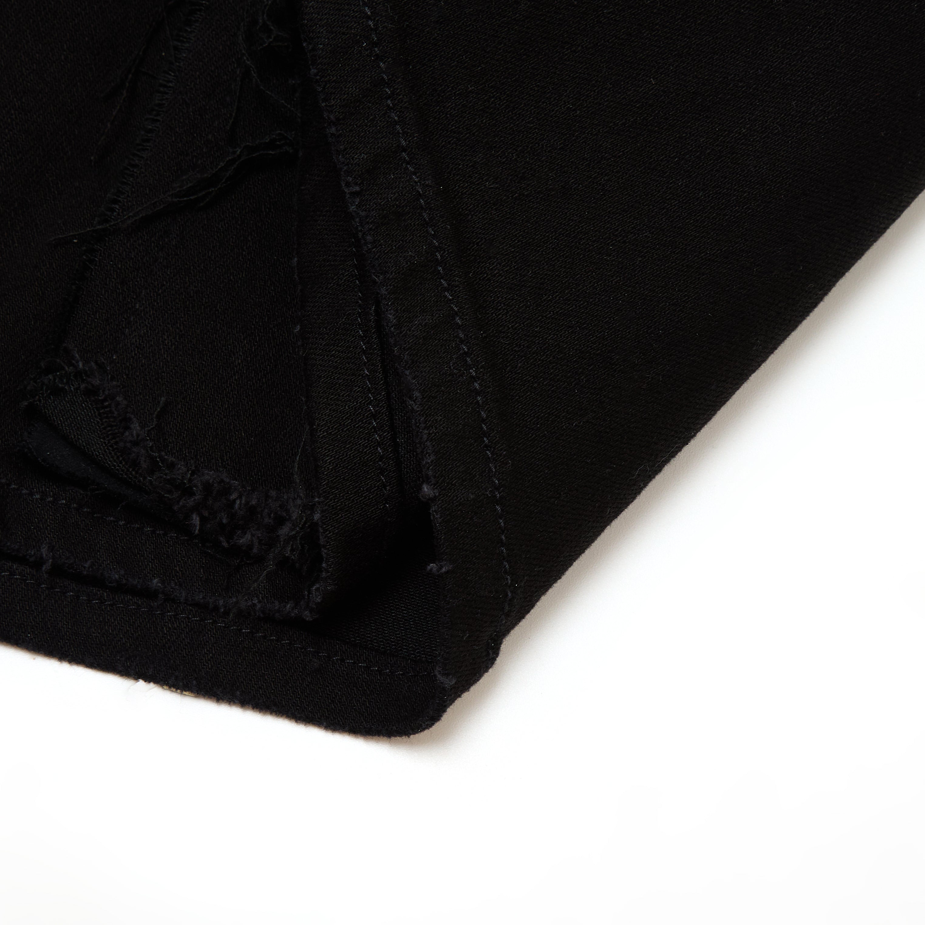 Mirage Denim Jorts - Black