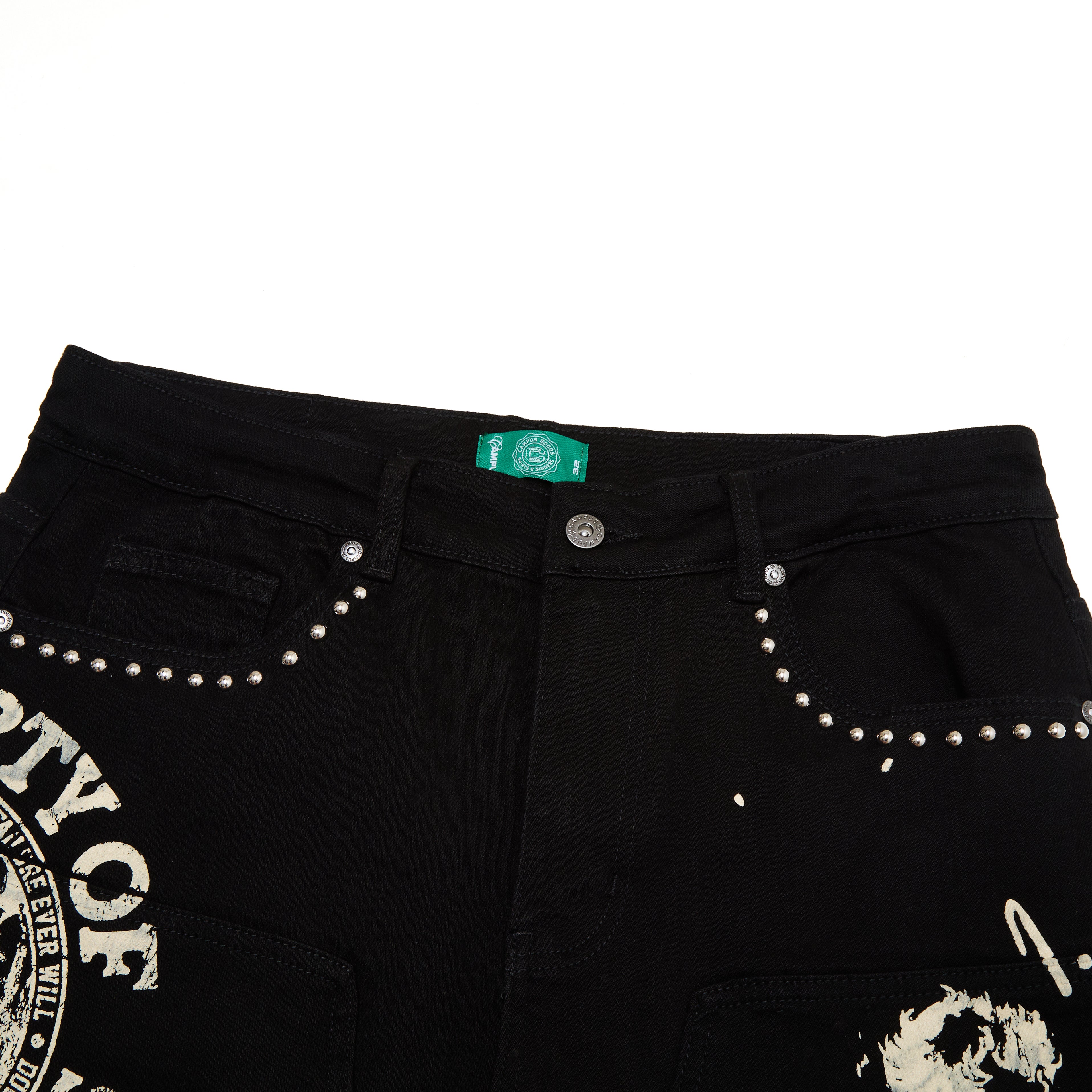 Seraph Denim Jorts - Black