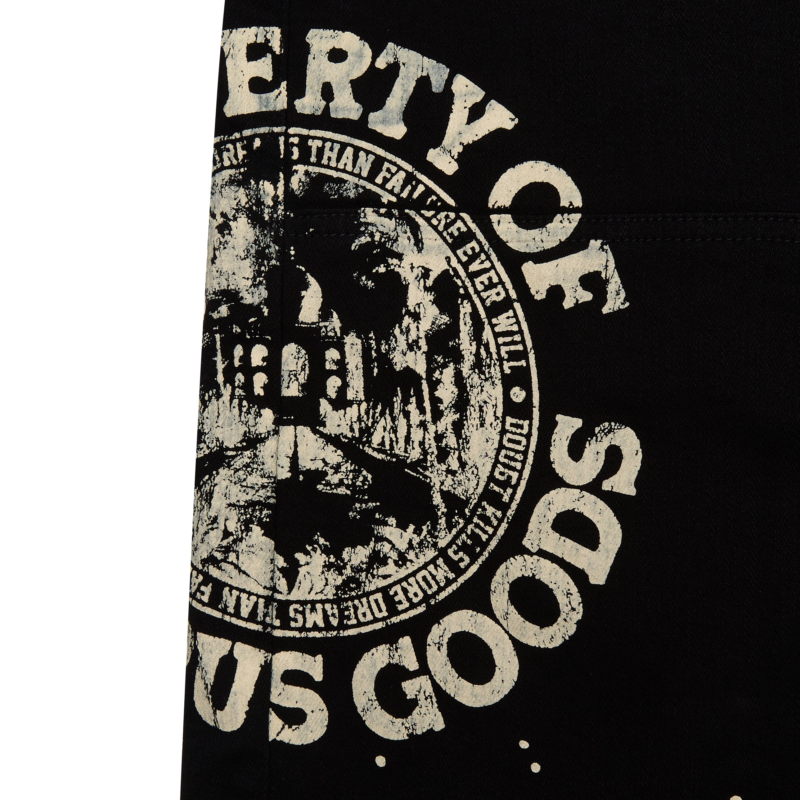 Seraph Denim Jorts - Black