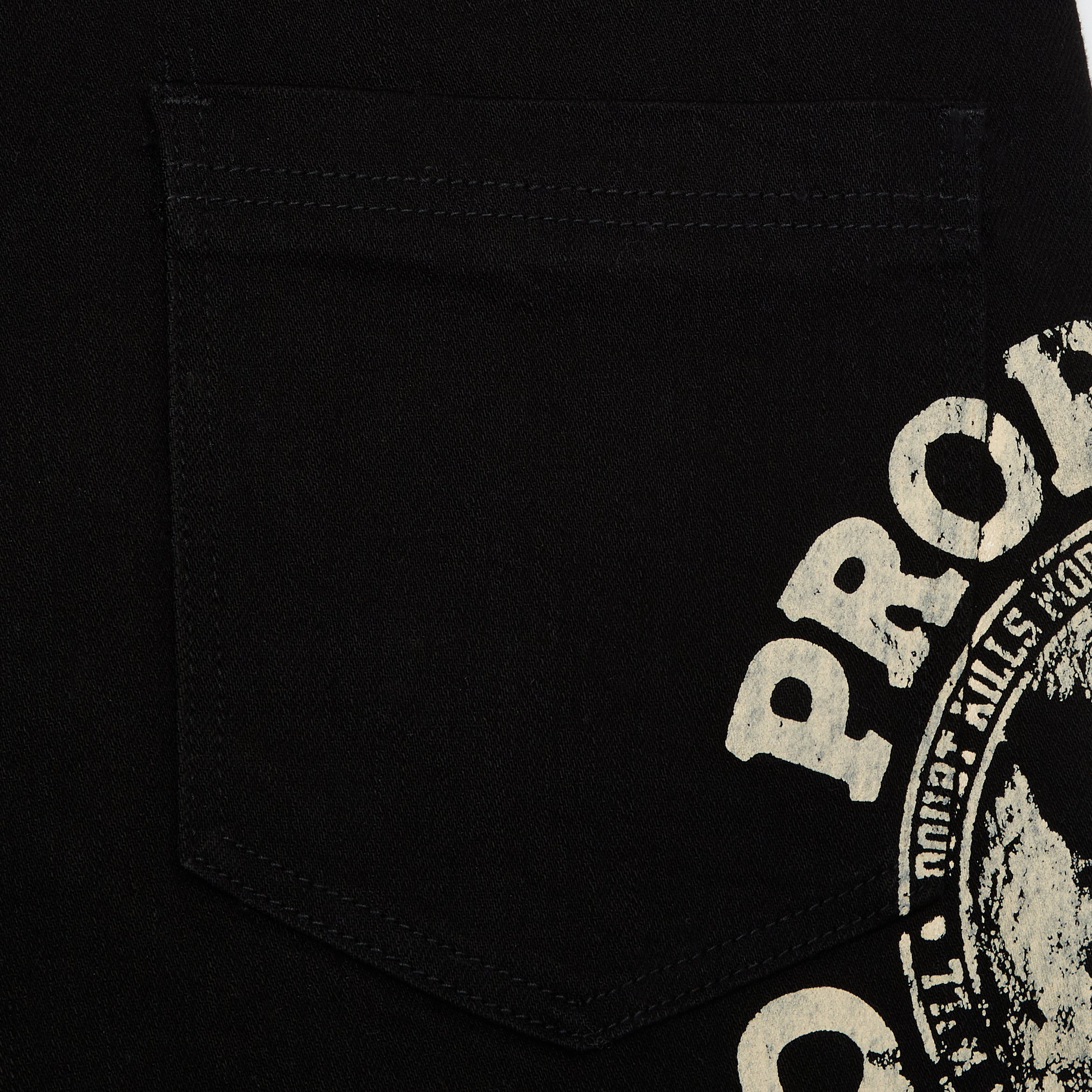 Seraph Denim Jorts - Black