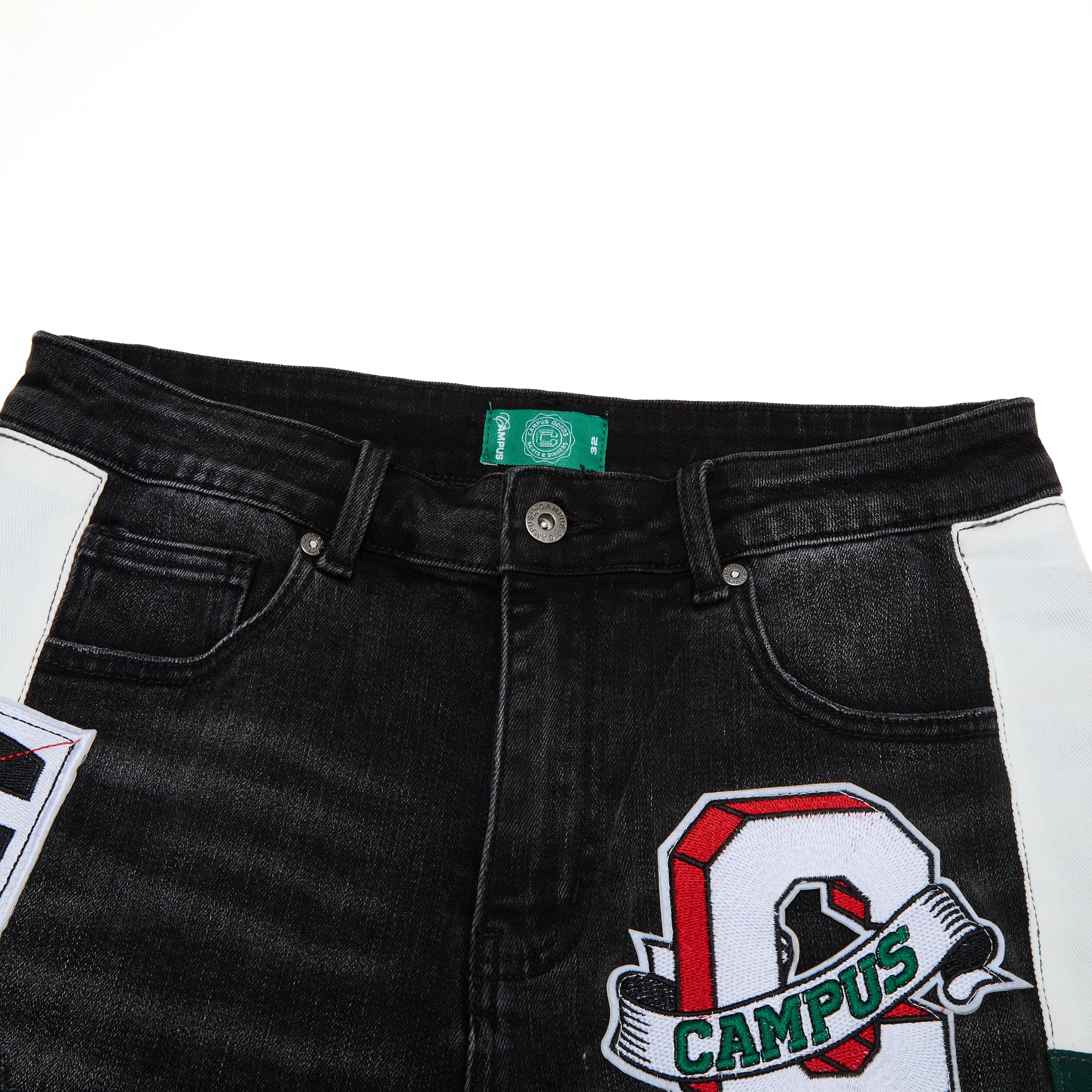 Valor Denim Jorts - Black