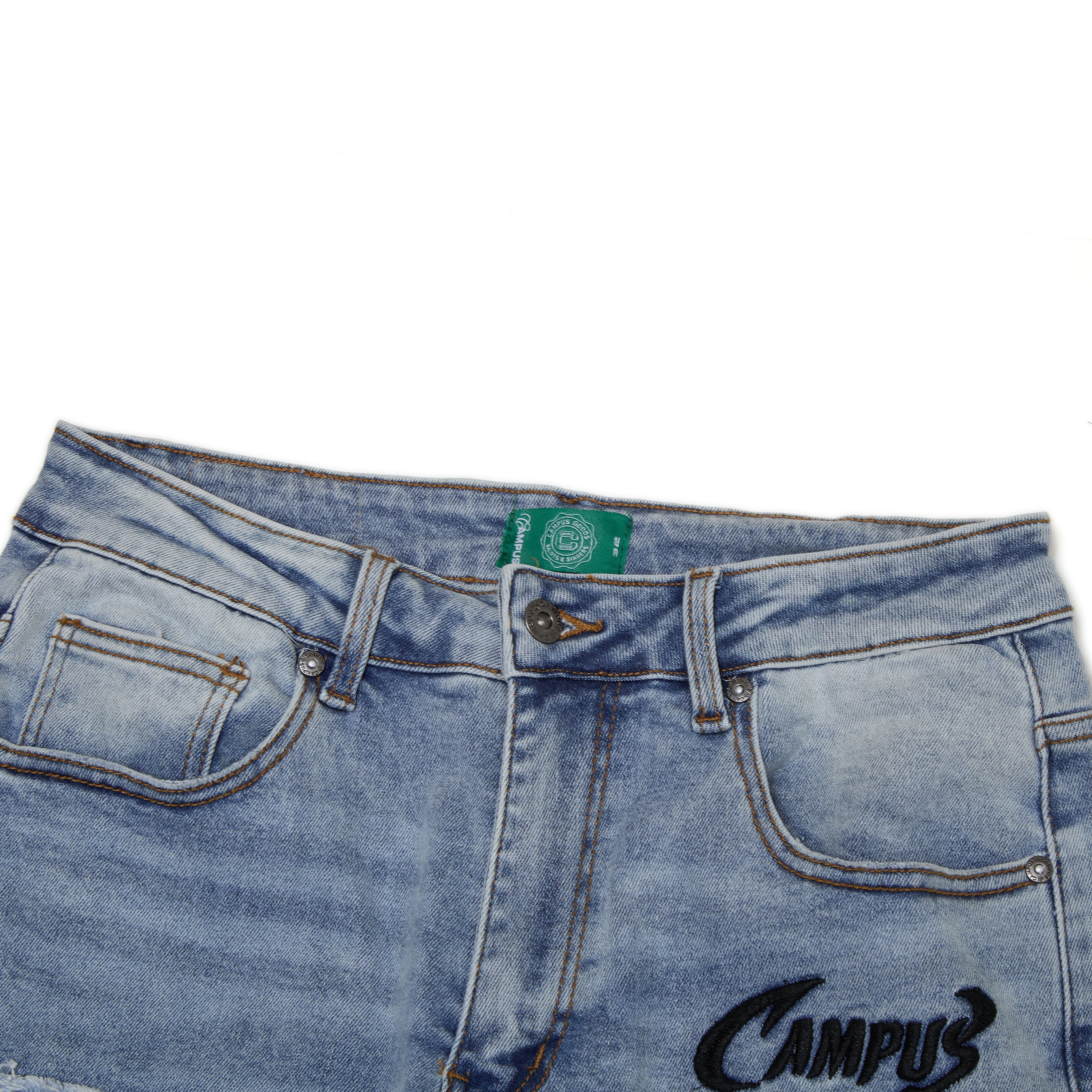 Mirage Straight Leg Denim Jeans - Blue