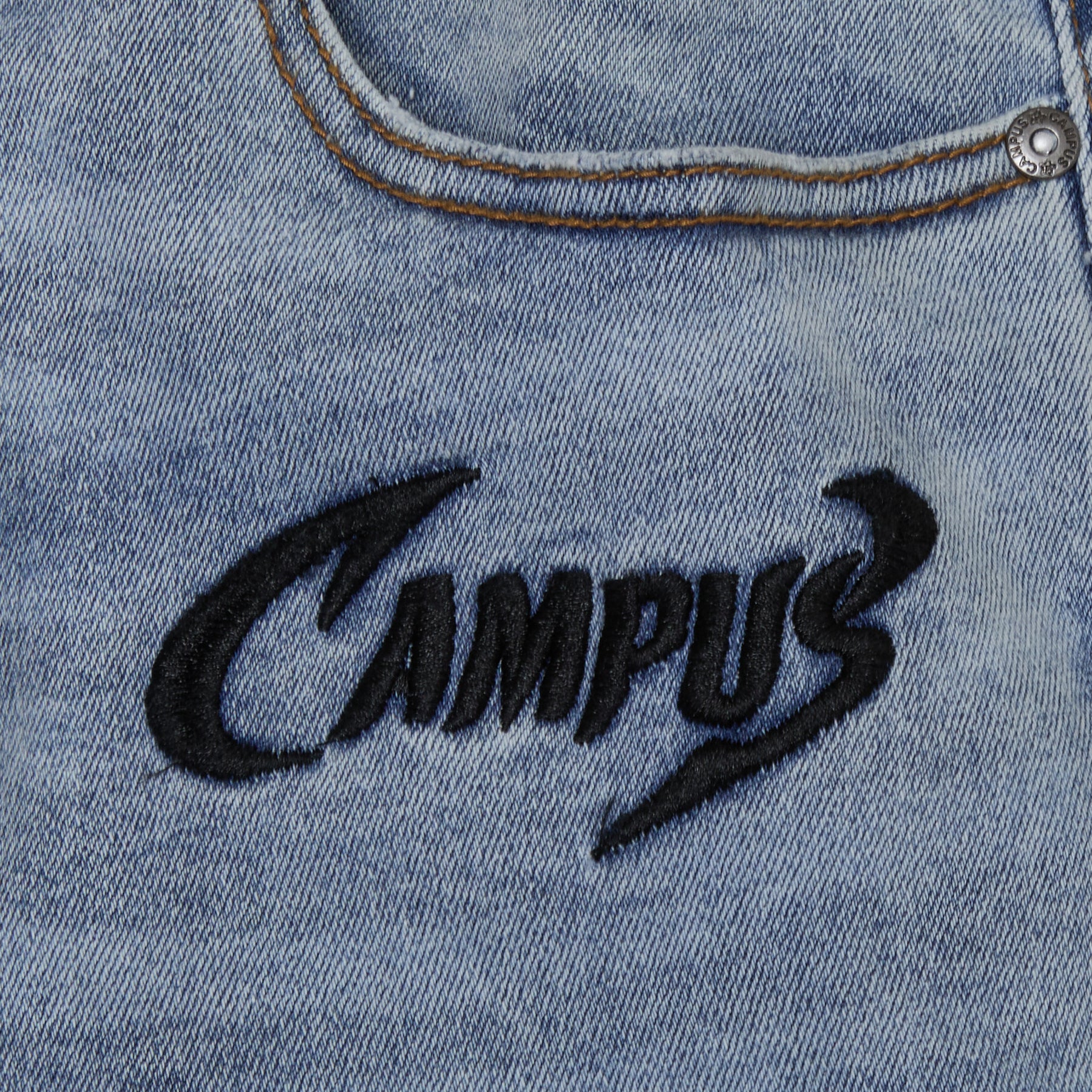 Mirage Straight Leg Denim Jeans - Blue