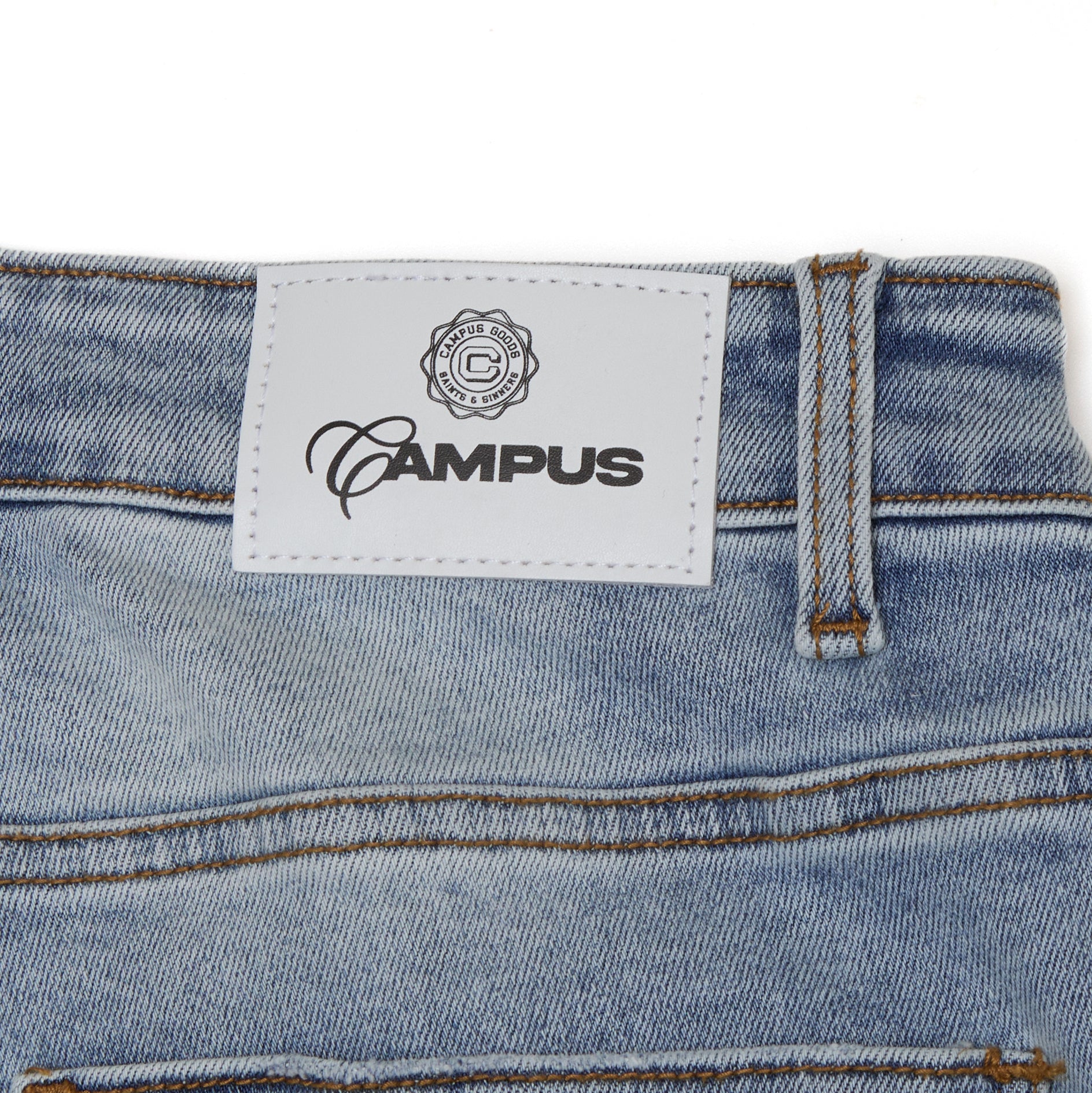 Mirage Straight Leg Denim Jeans - Blue