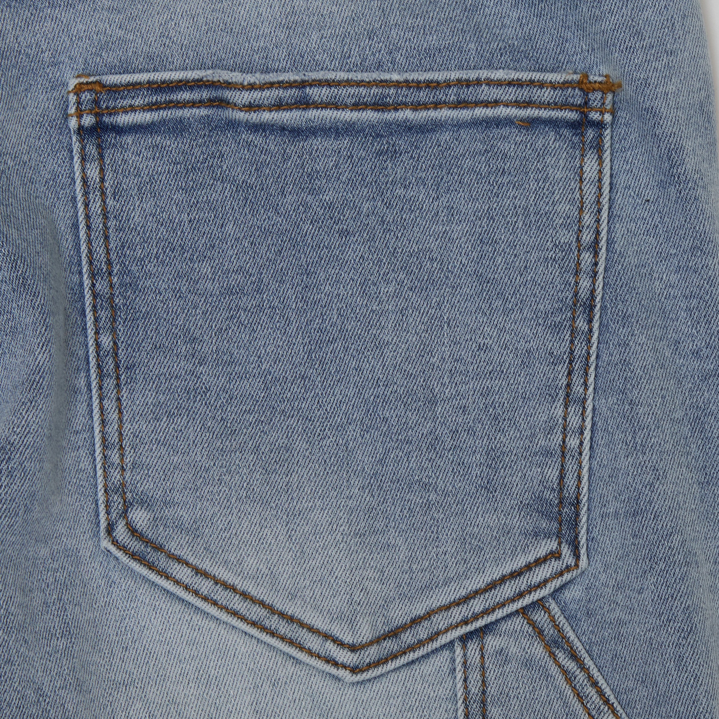 Mirage Straight Leg Denim Jeans - Blue