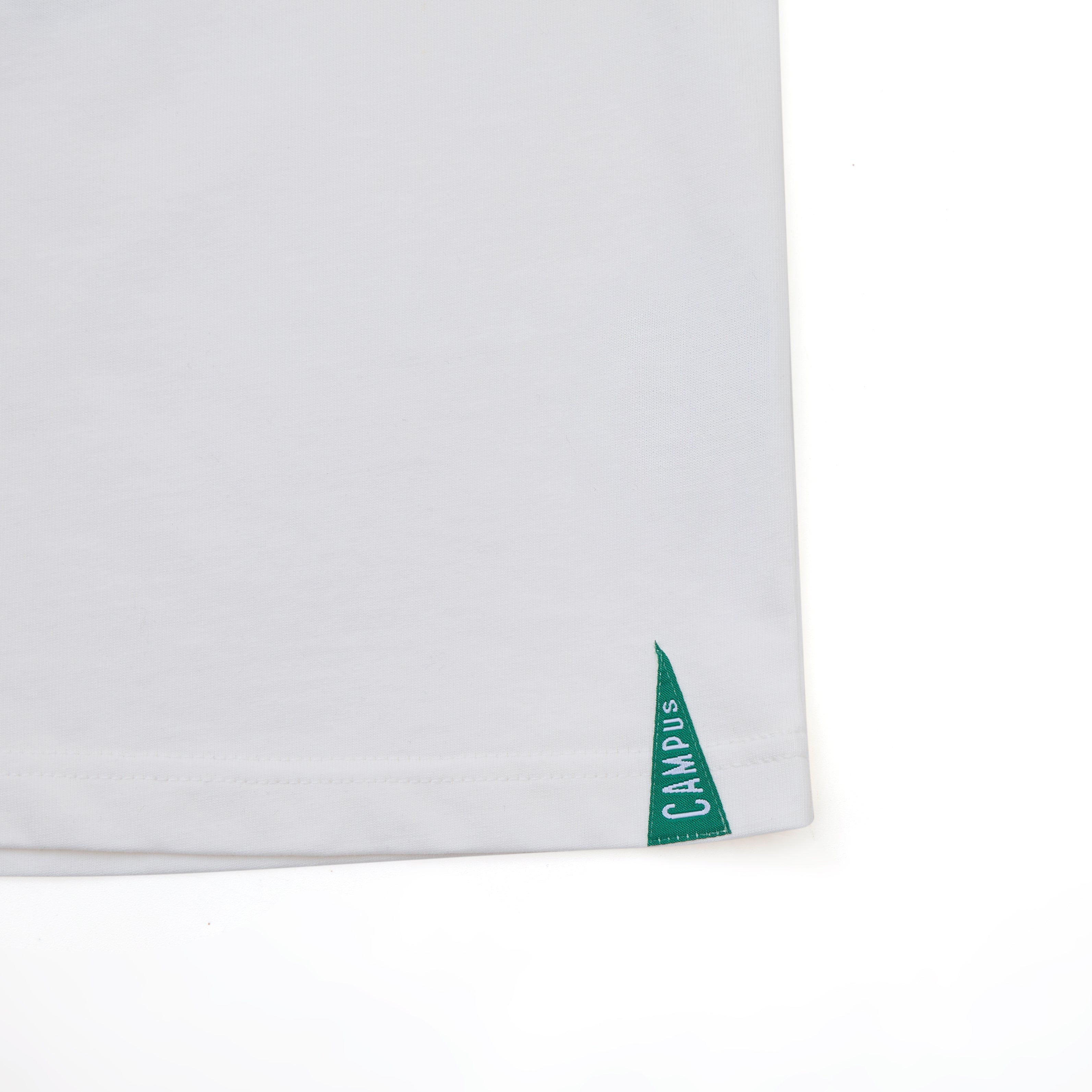 Screwed Cutoff Tee - Cream