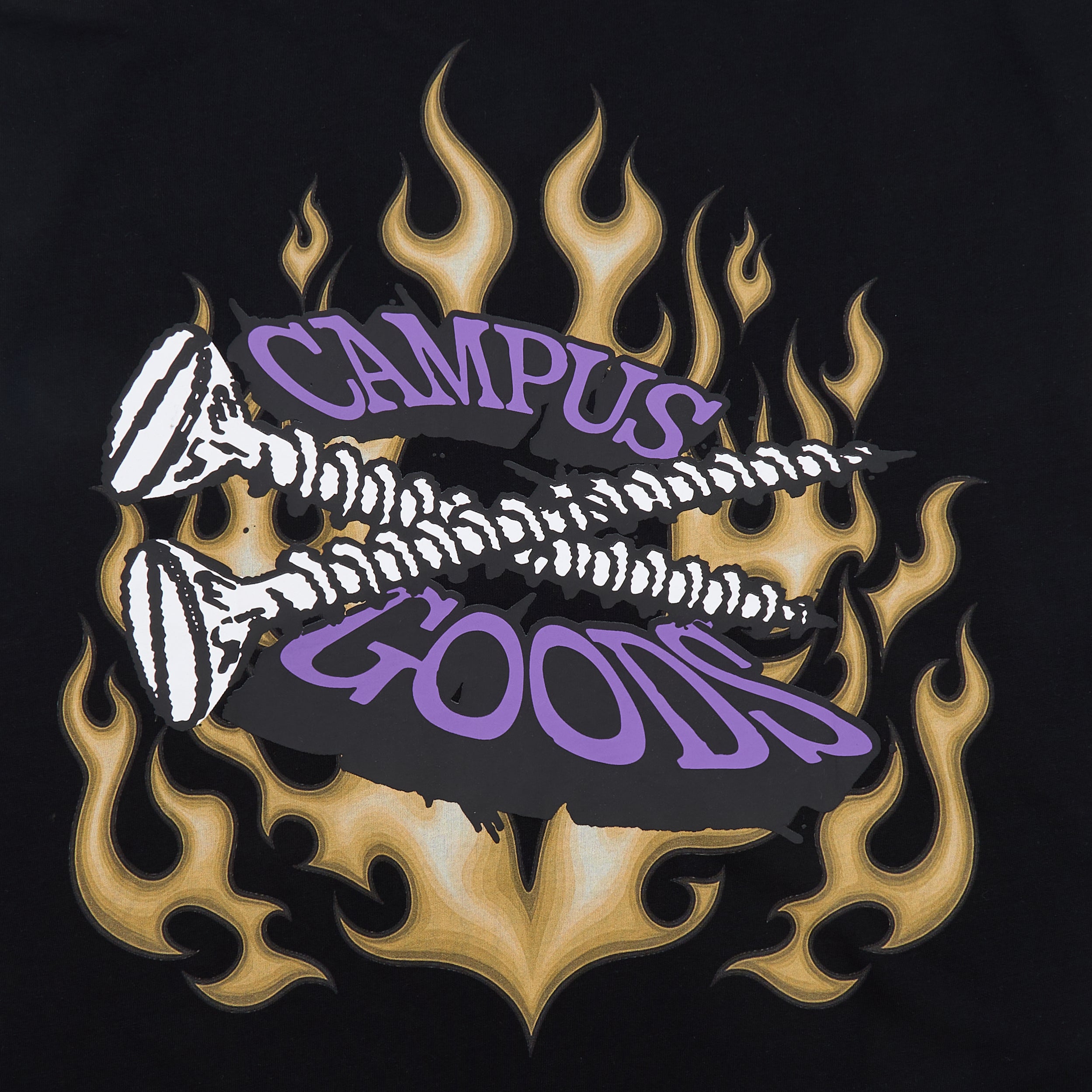 Screwed Cutoff Tee - Black
