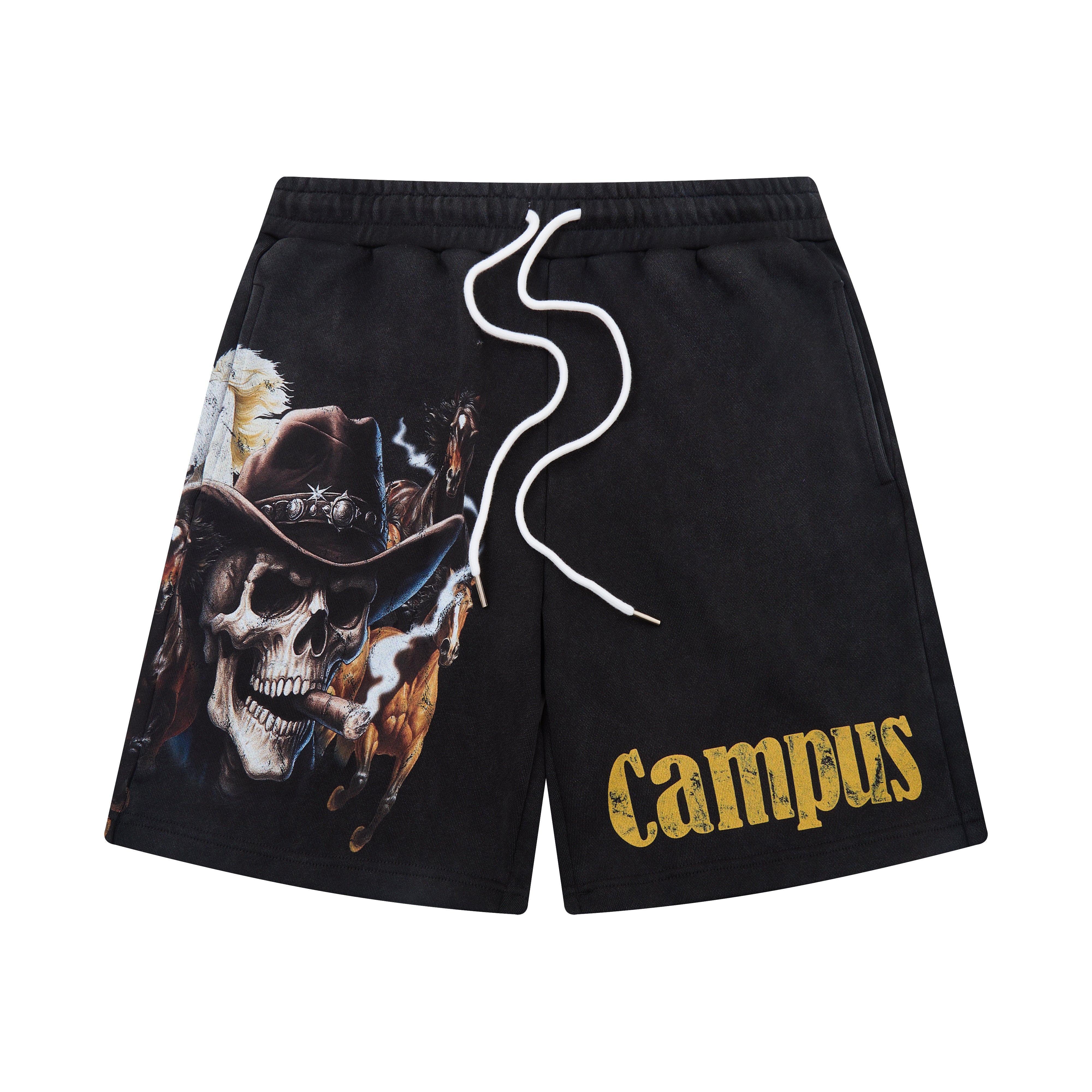Ghost Rider Sweat Shorts - Black