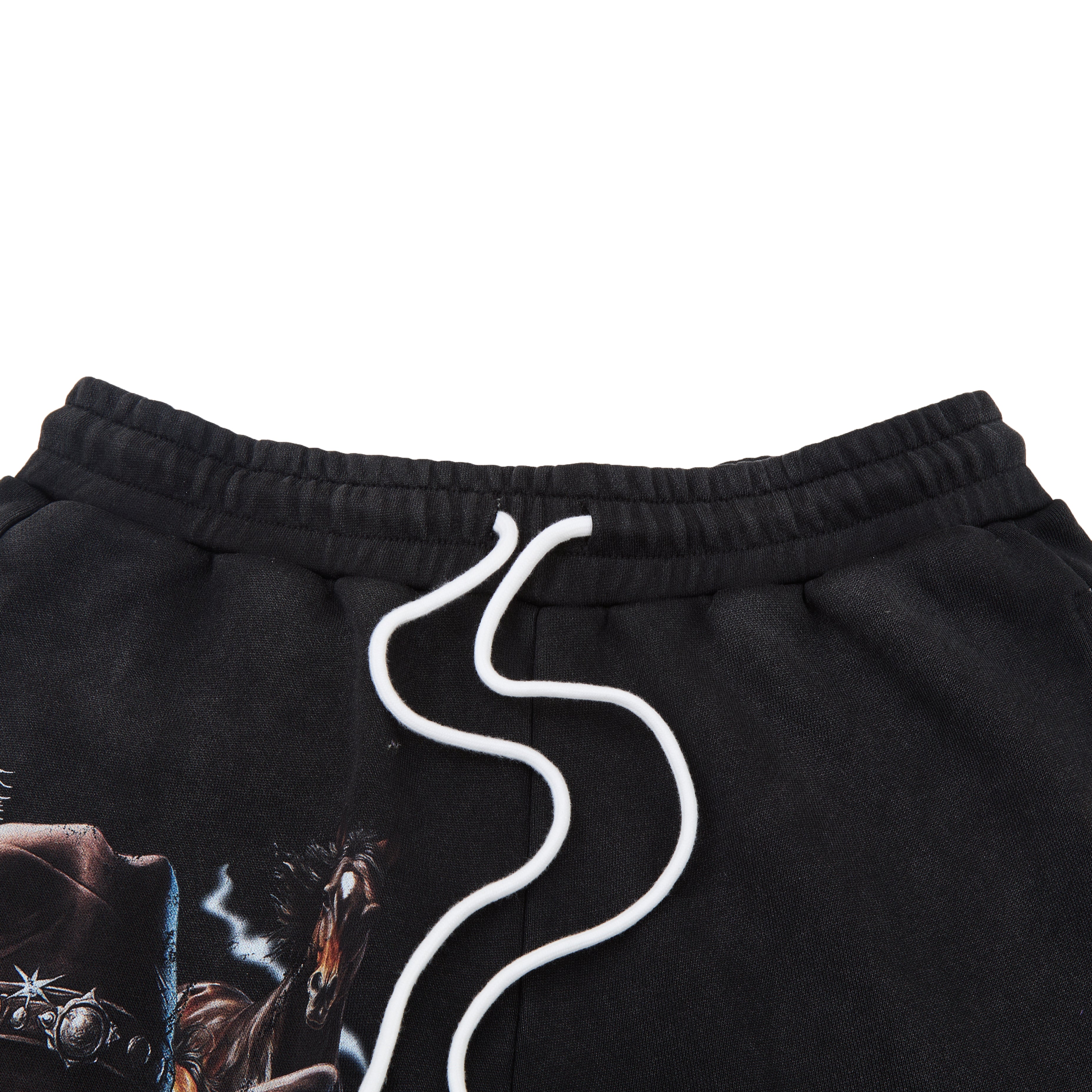 Ghost Rider Sweat Shorts - Black