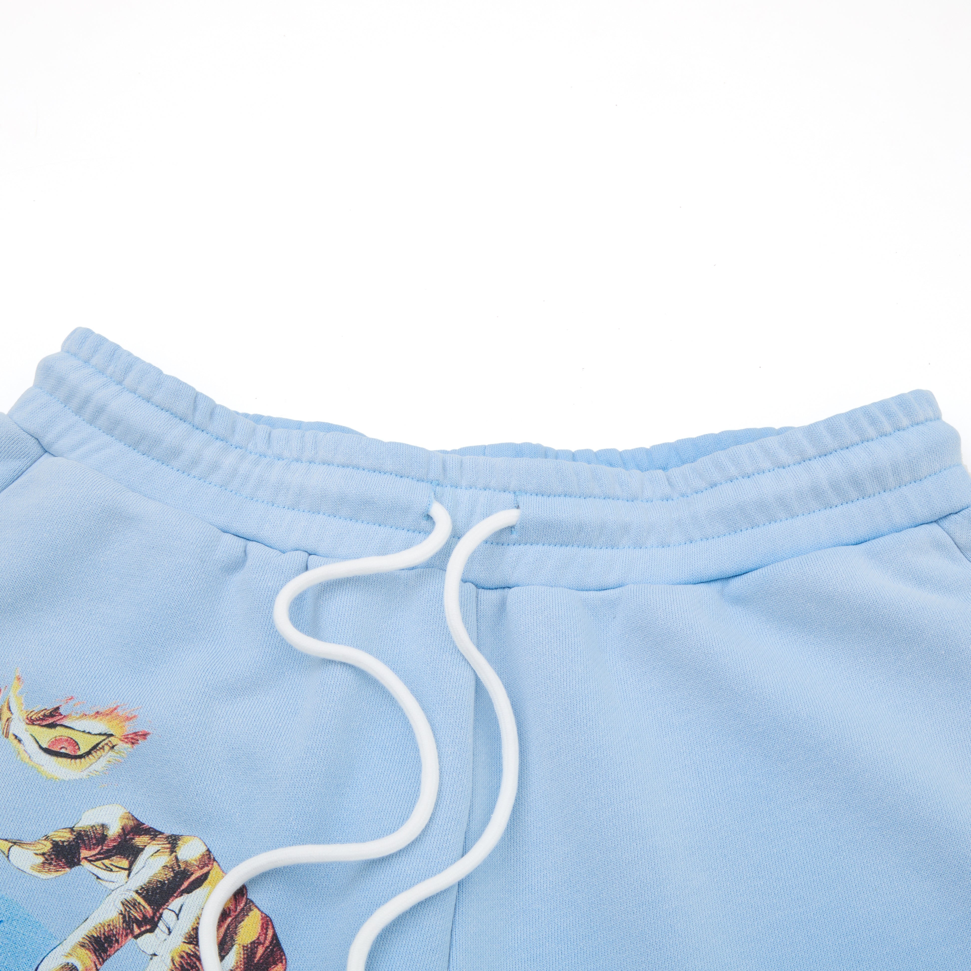 Bone Collector Sweat Shorts - Blue