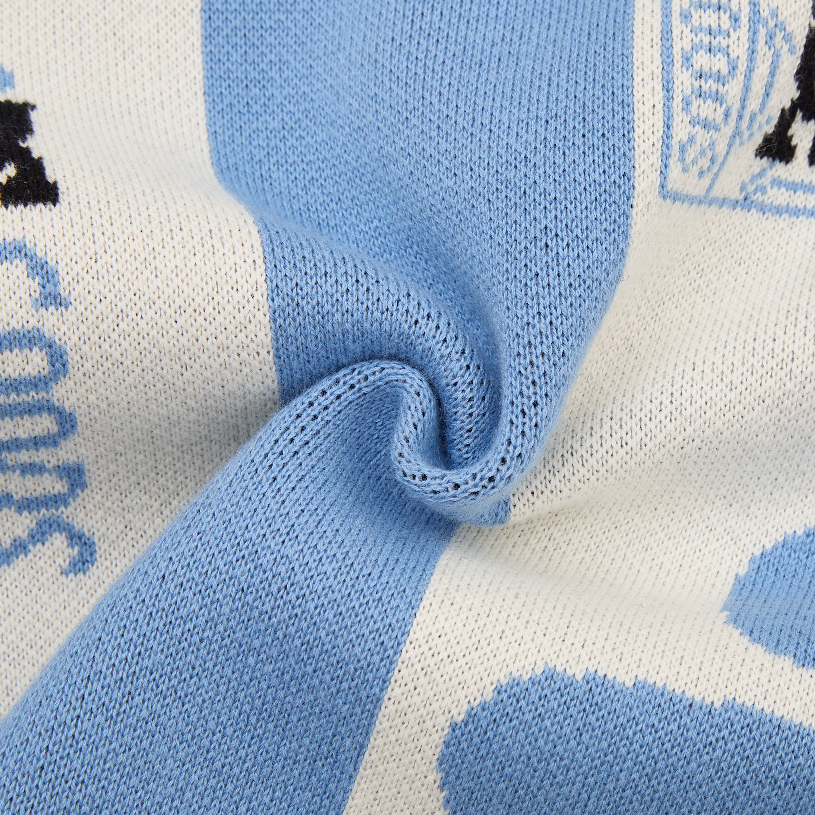 Campus Knit Shorts - Blue