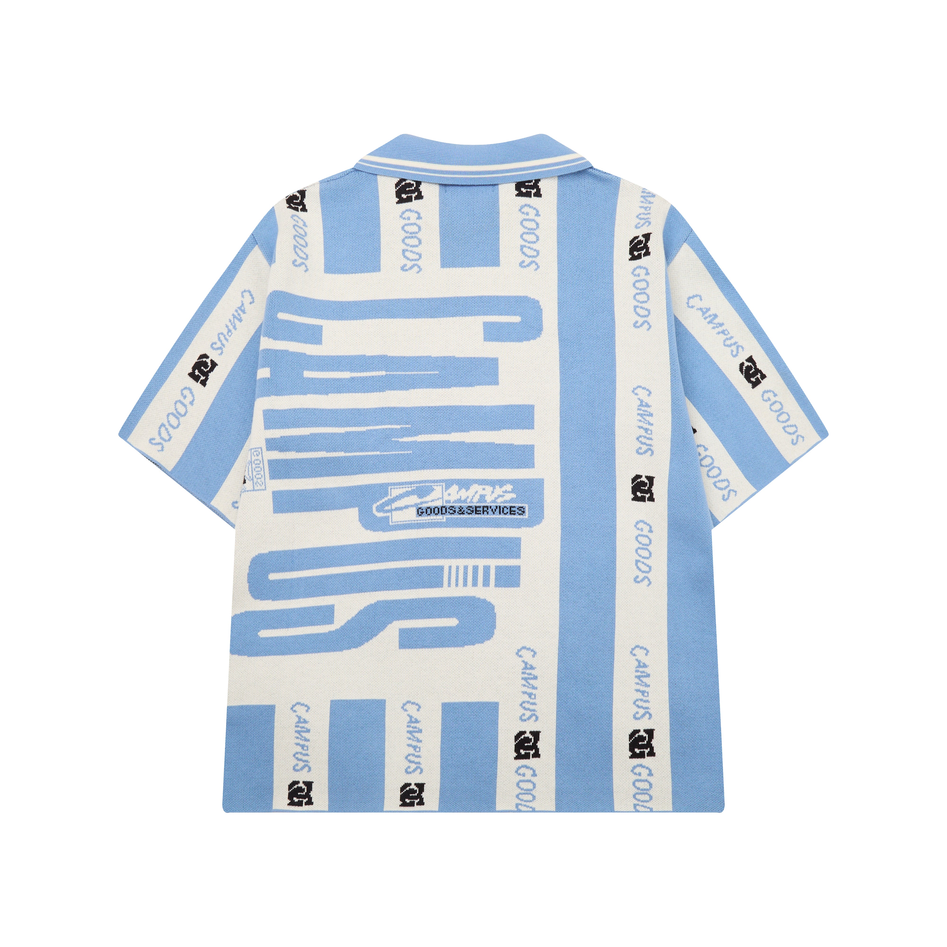 Campus Knit Polo - Blue