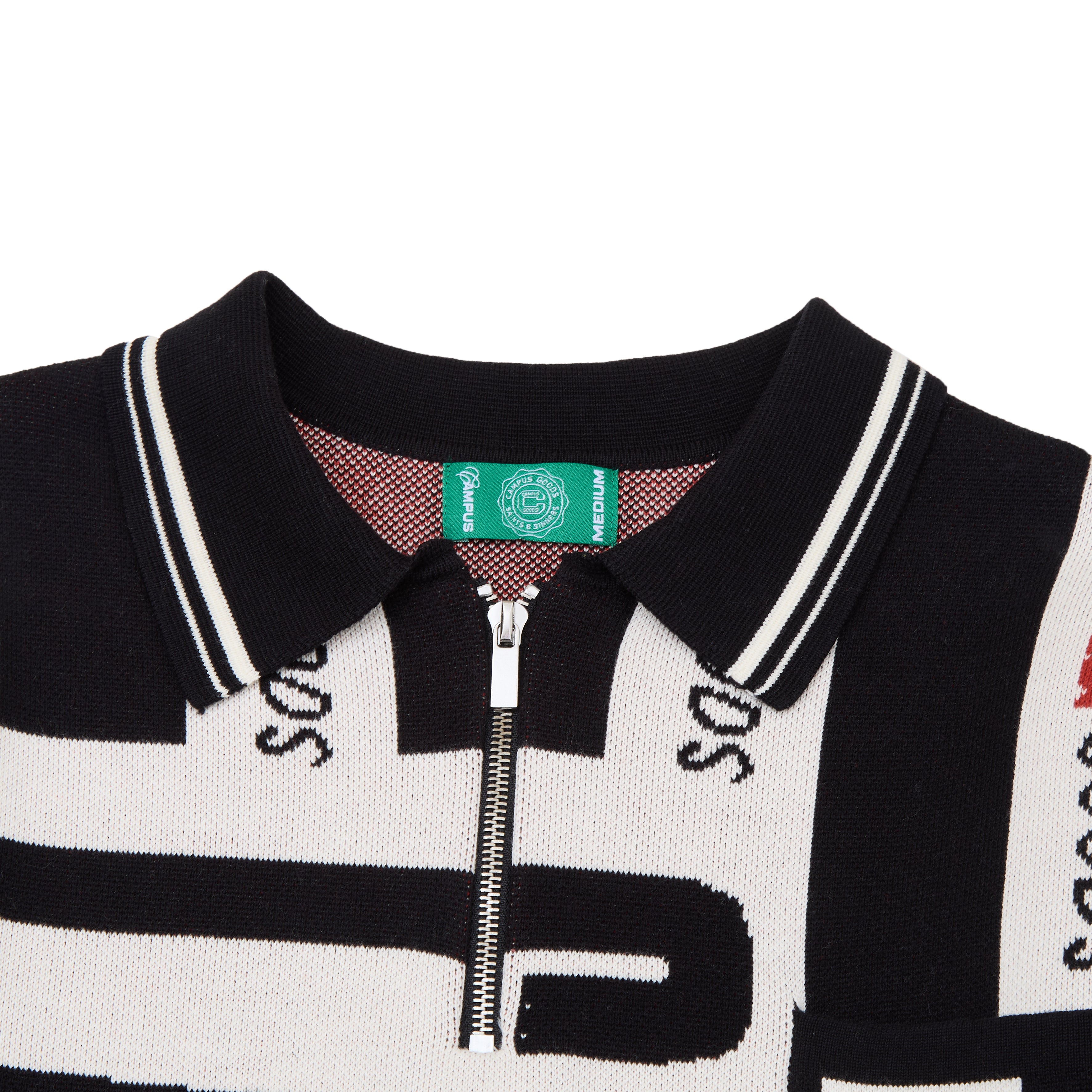 Campus Knit Polo - Black