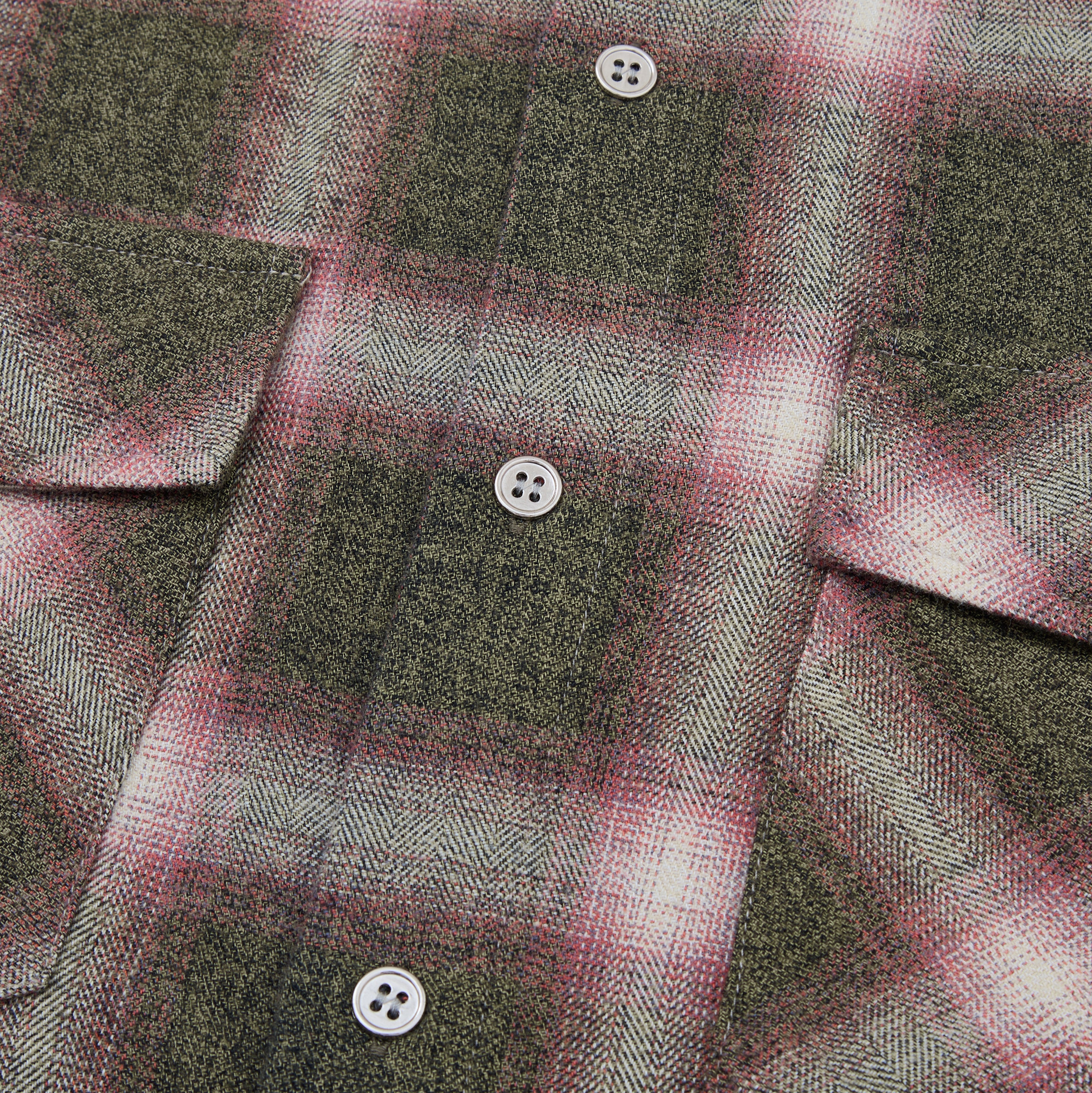 Saint Sun Fade Flannel - Olive