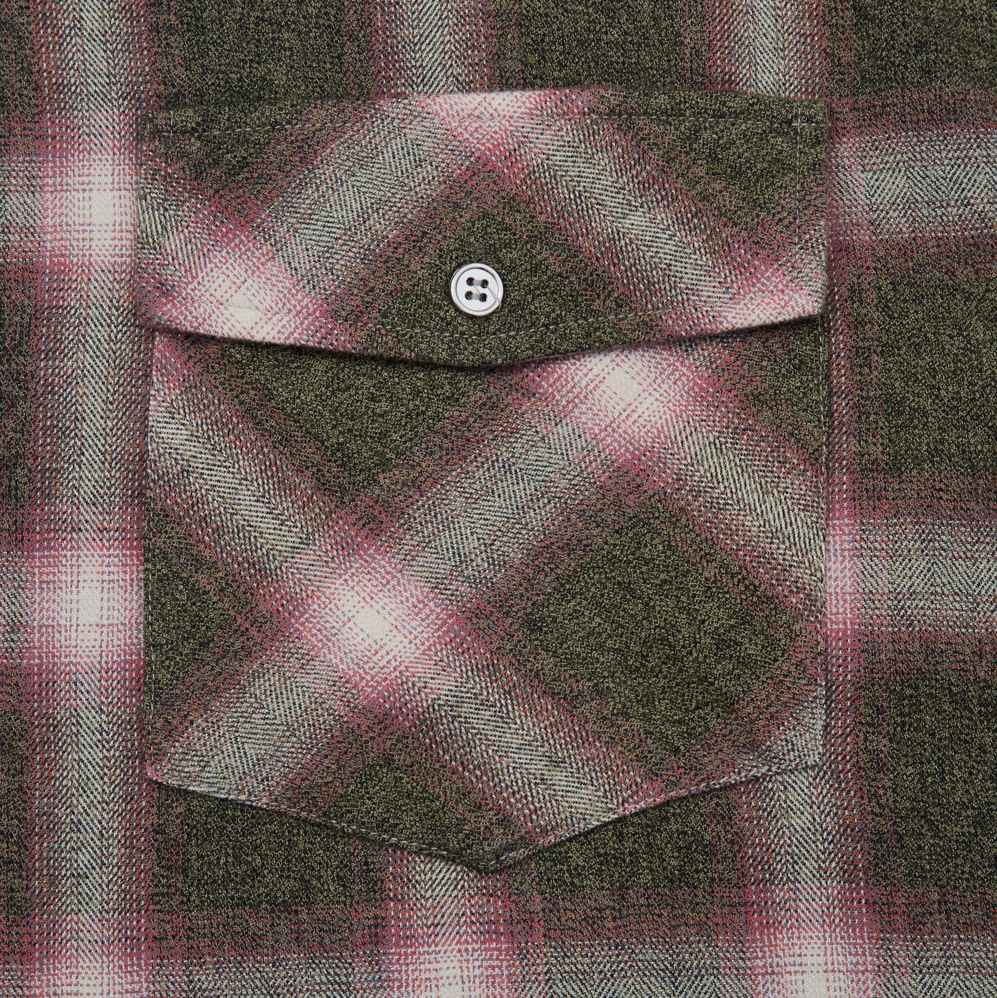 Saint Sun Fade Flannel - Olive