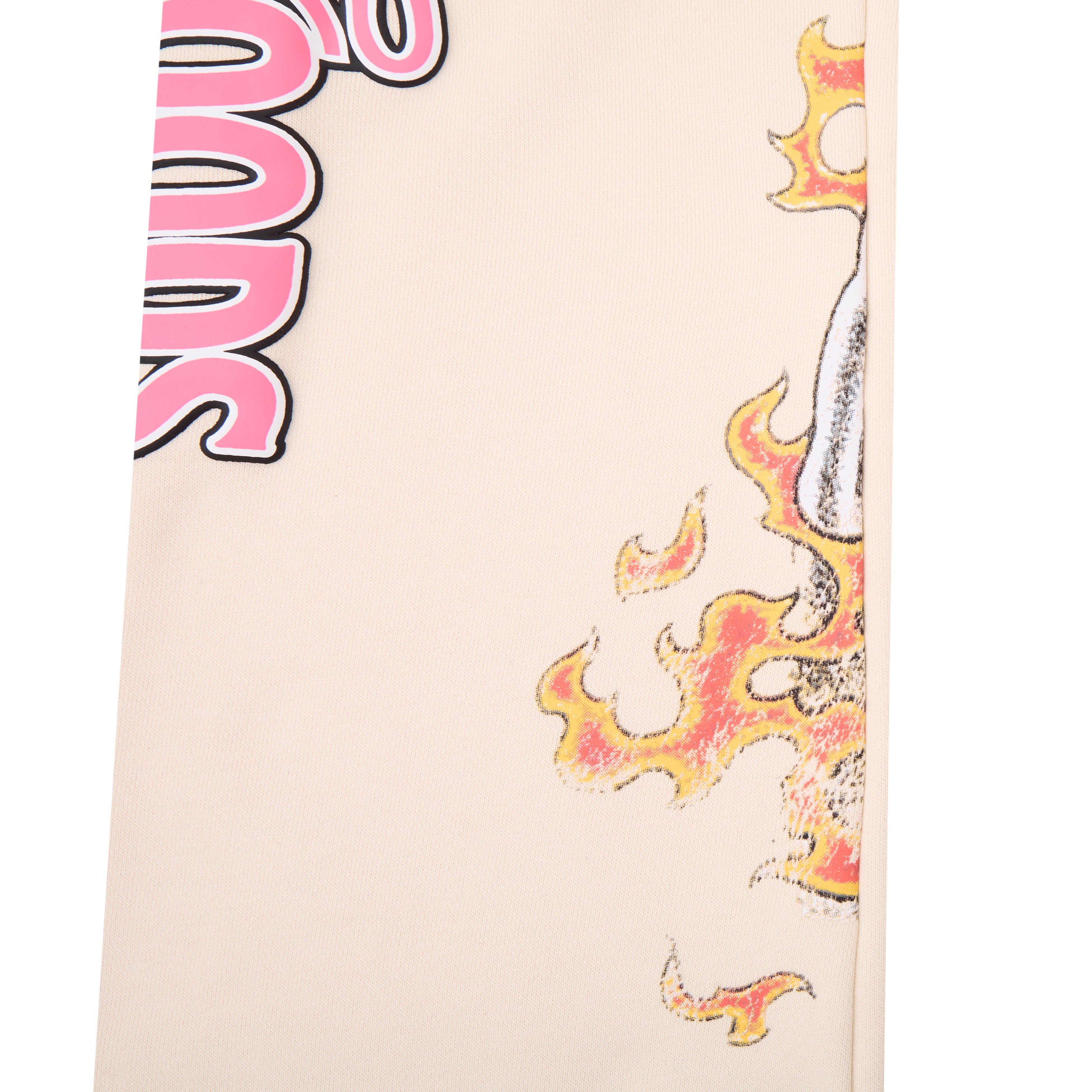 Stargazer Flare Sweatpants - Cream