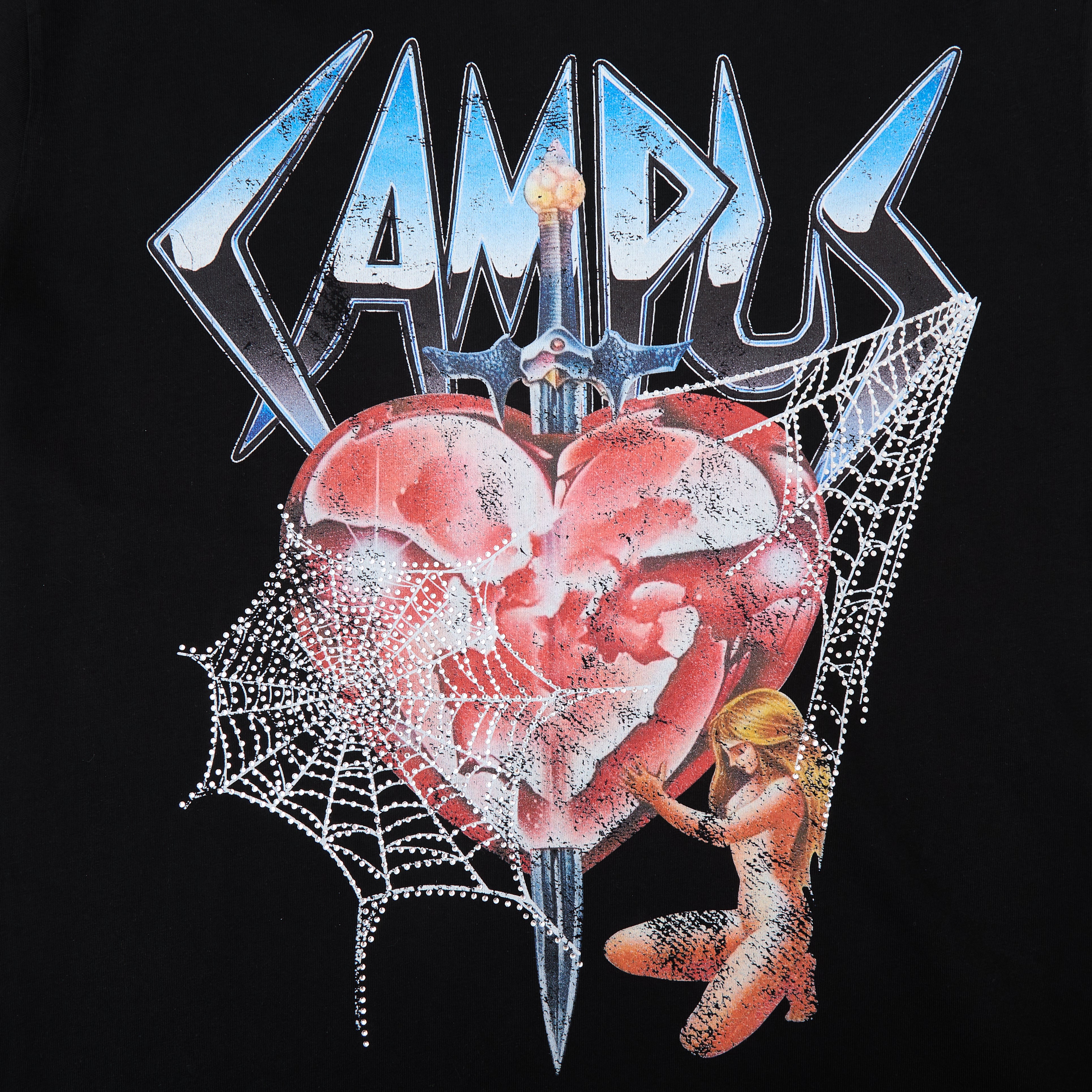 Broken Web Tee - Black