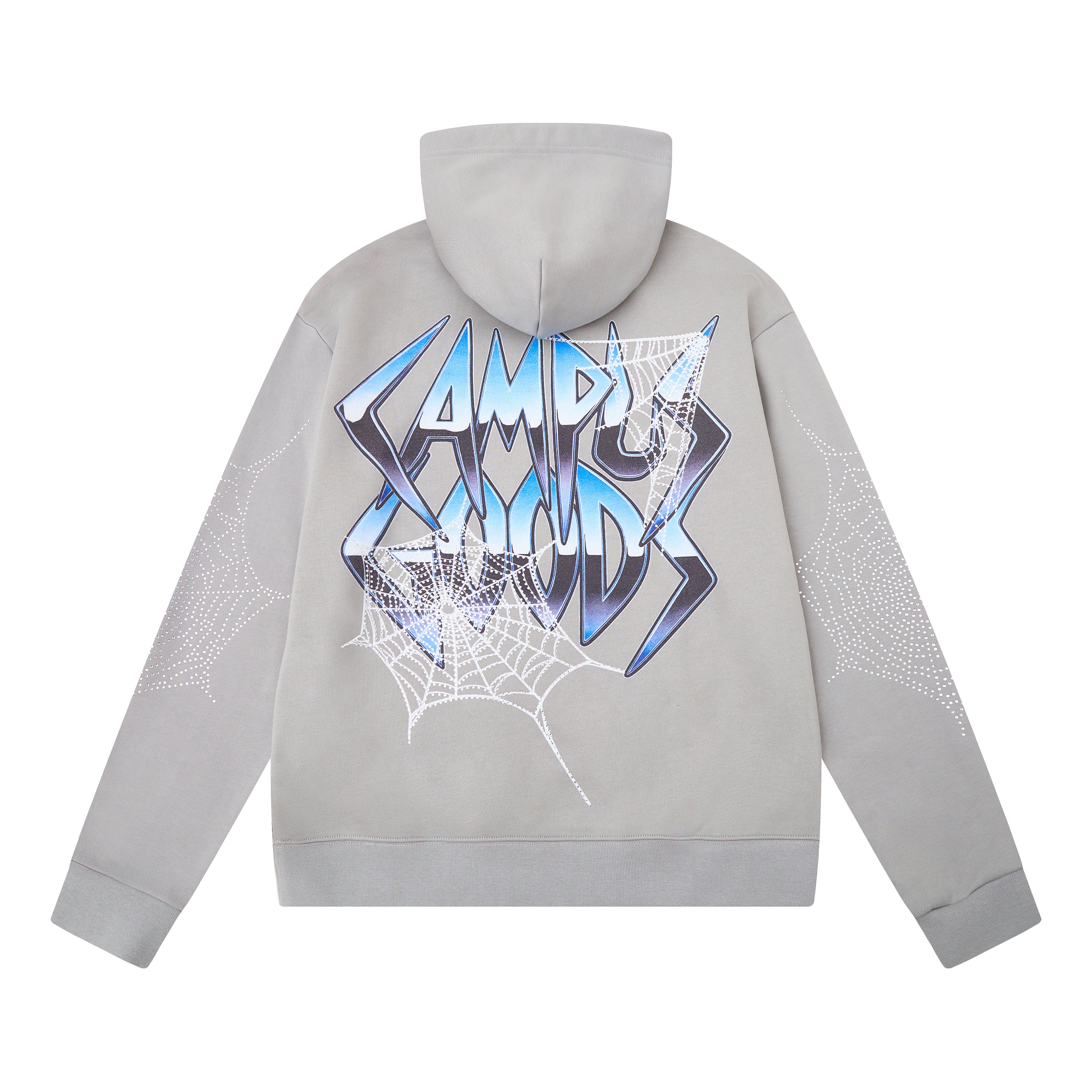 Broken Web Hoodie - Grey
