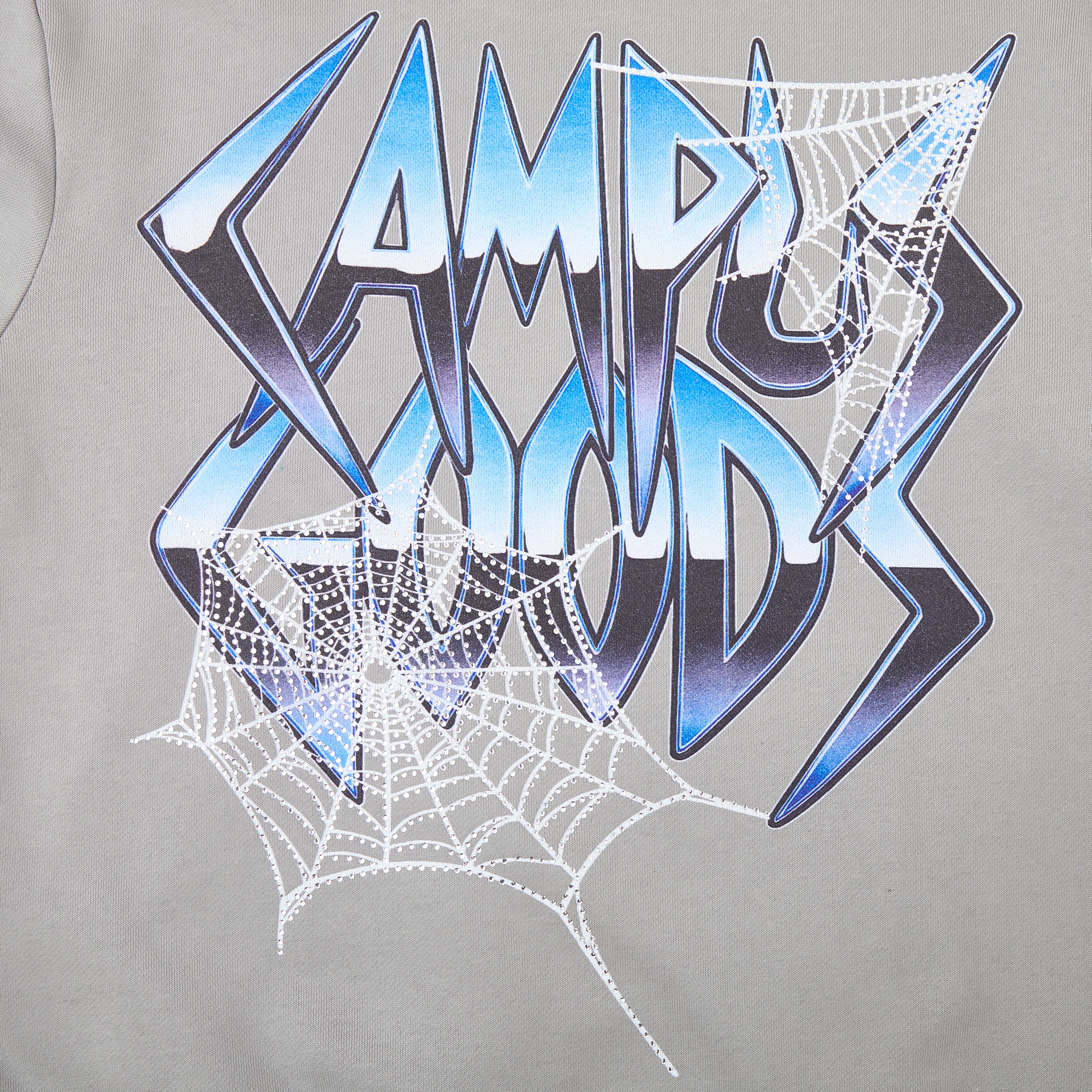 Broken Web Hoodie - Grey